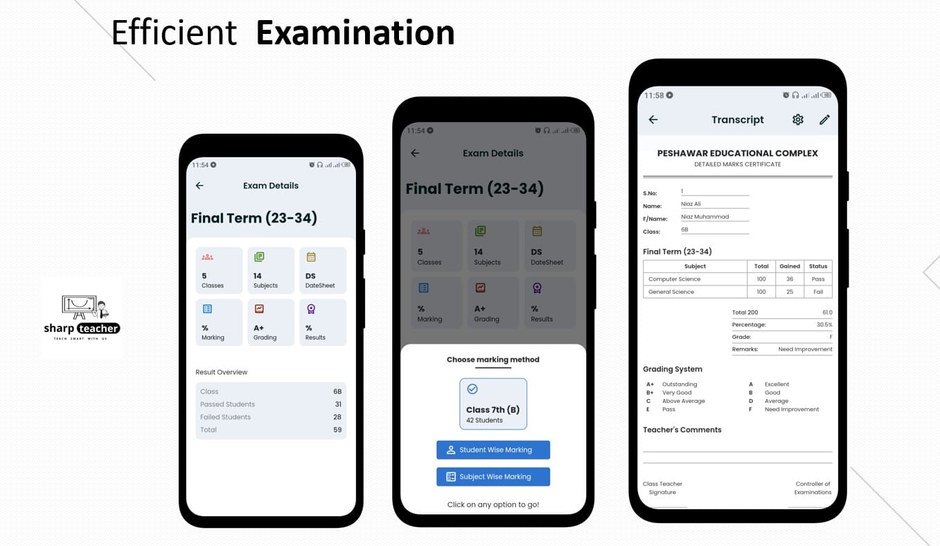 Sharp Teacher App