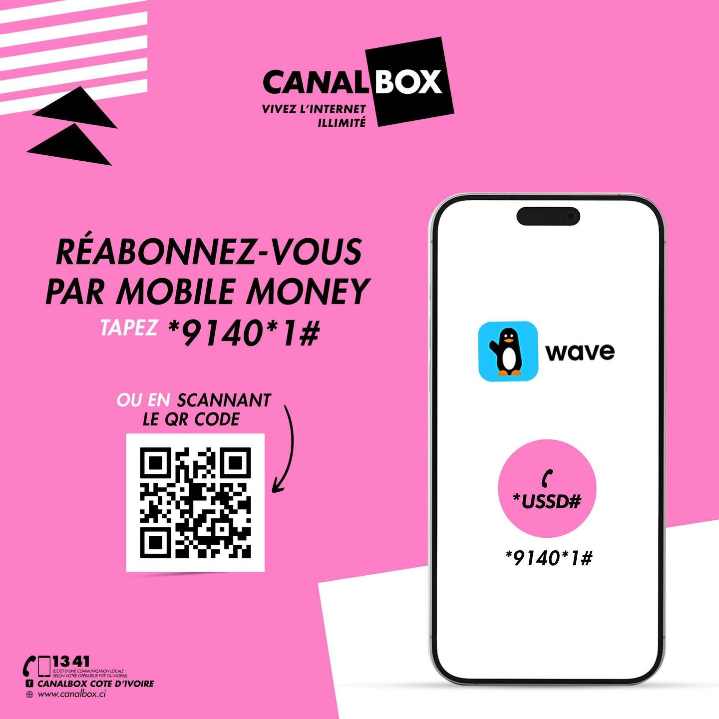 Canalbox - Réabonnez vous sans vous déplacer en composant *9140*1# ou ...