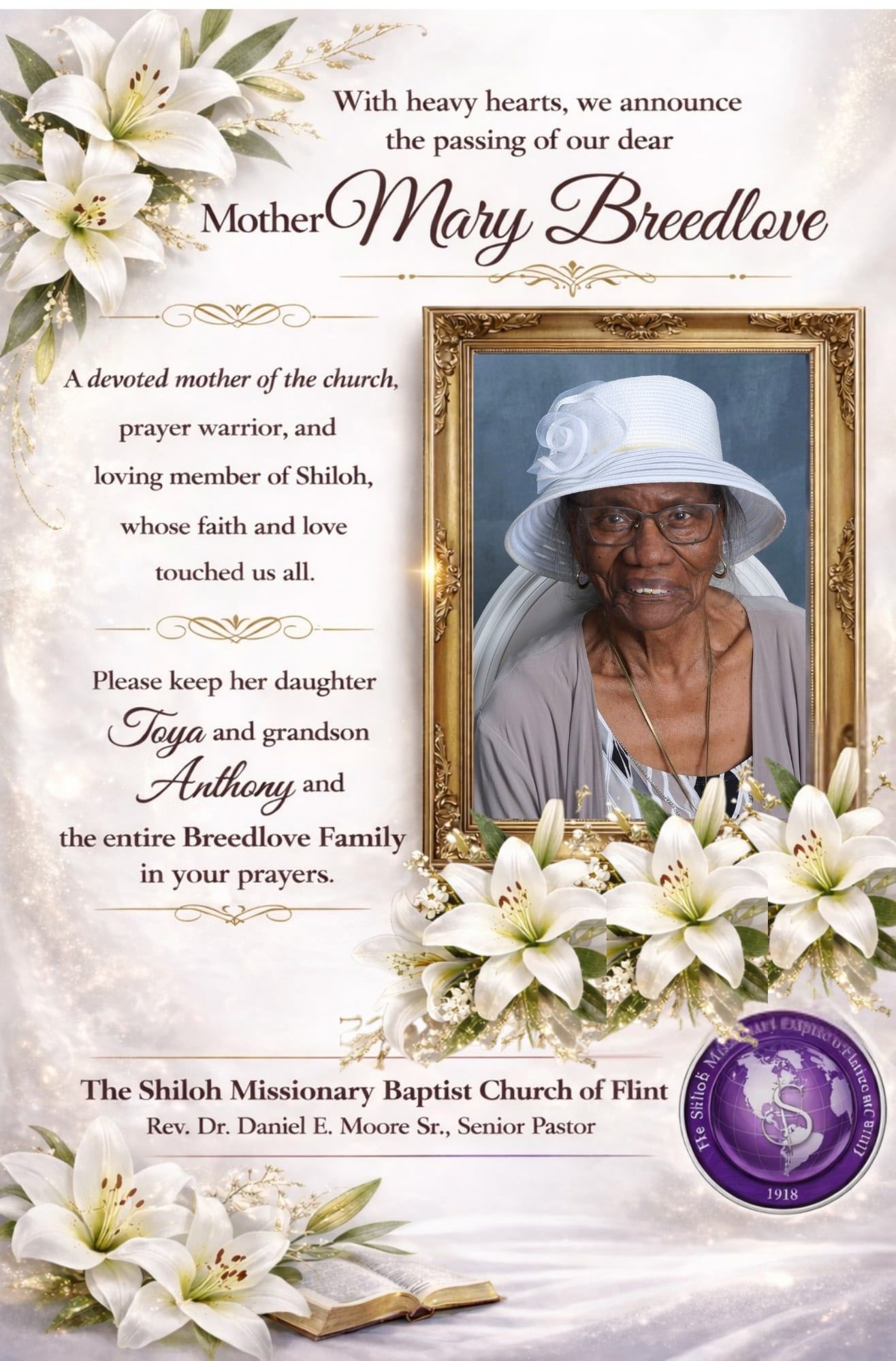 With heavy... - The Shiloh Missionary Baptist Church of Flint | Facebook