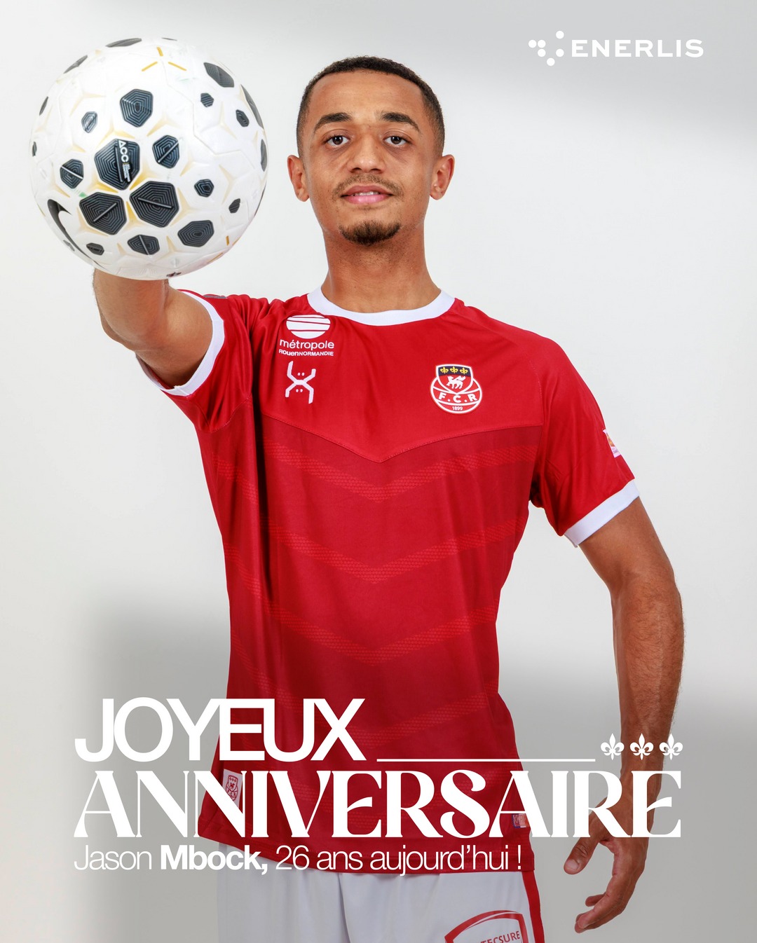 Football - 🎂 Le FC Rouen souhaite un joyeux anniversaire à Jason Mbock ...
