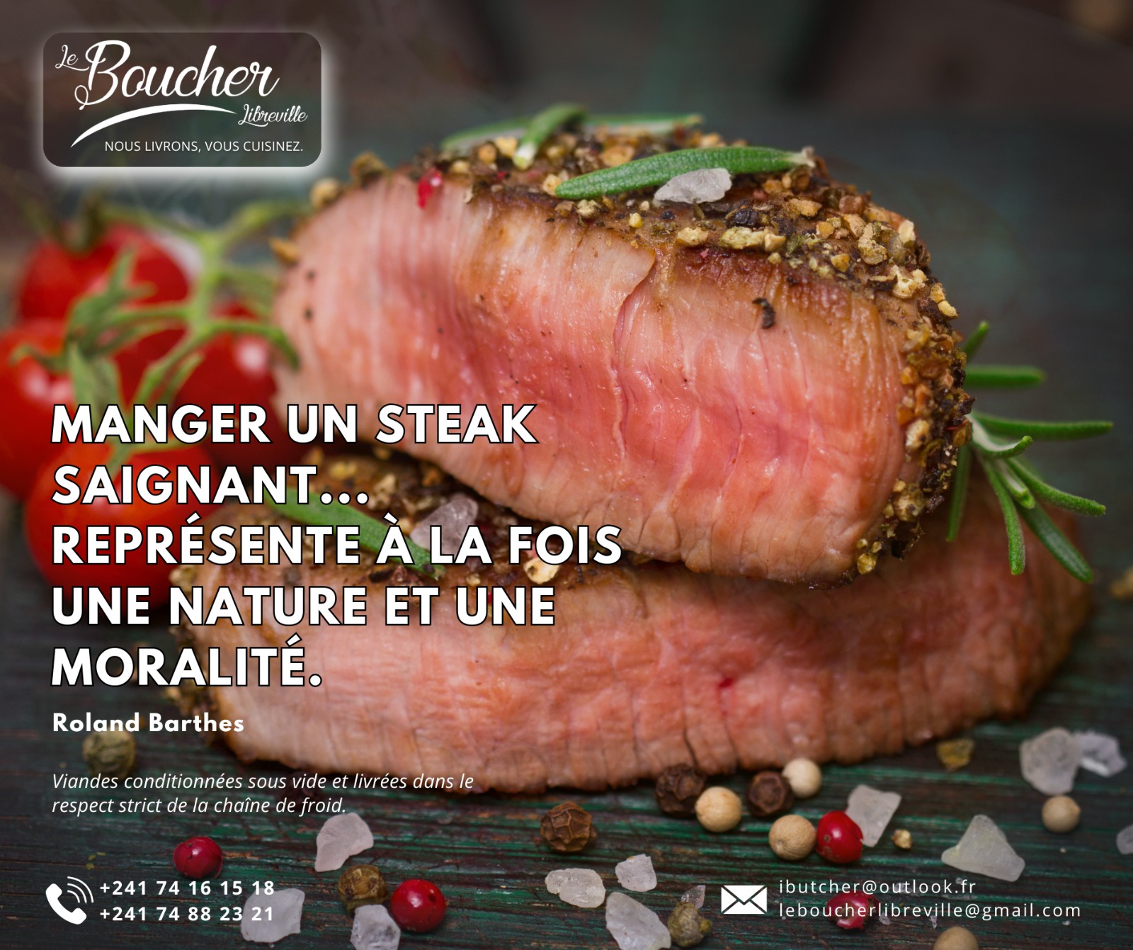 Le - Quand la viande est de qualité, le saignant devient une évidence.😋 ...