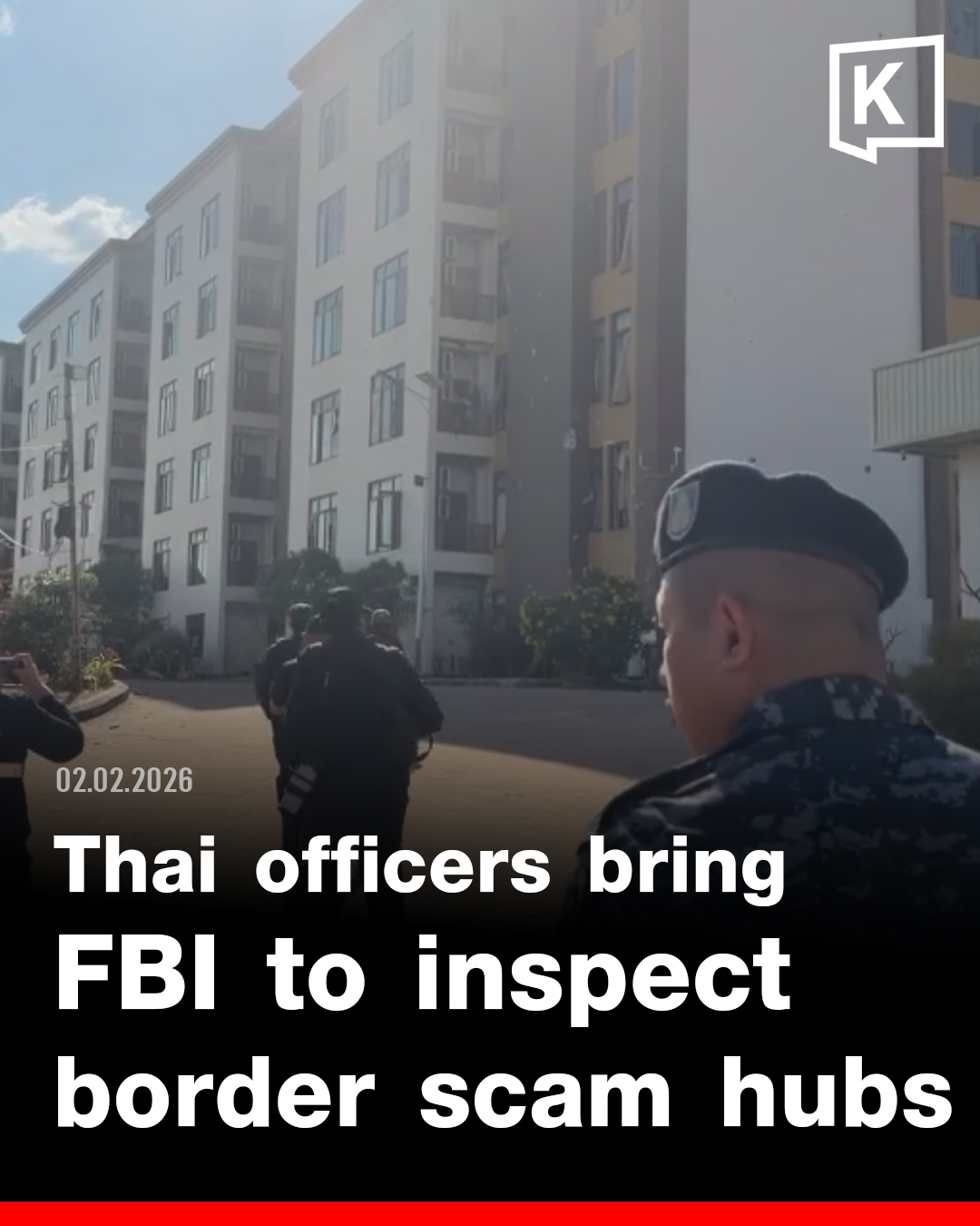 Khaosod English - Thai officers bring FBI agents to Or... | Facebook