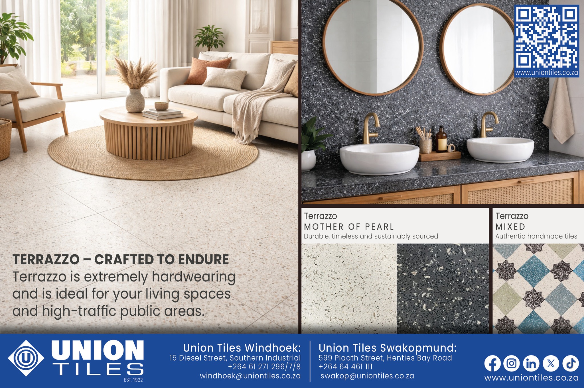 Union Tiles Union Tiles Swakopmund ✨ Timeless Style. Built to