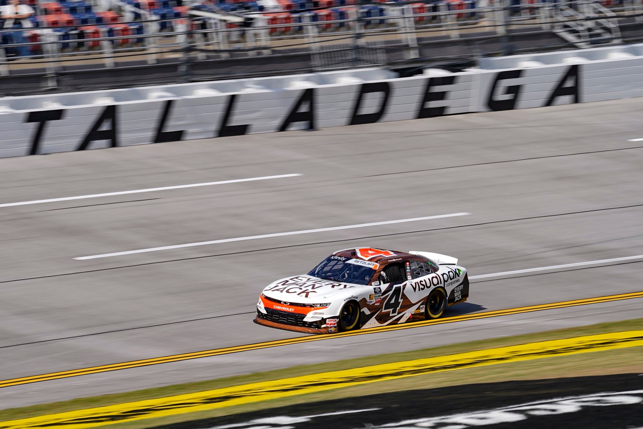 Let's shake & bake! 🦅 Watch Cleetus McFarland's LIVE in-car