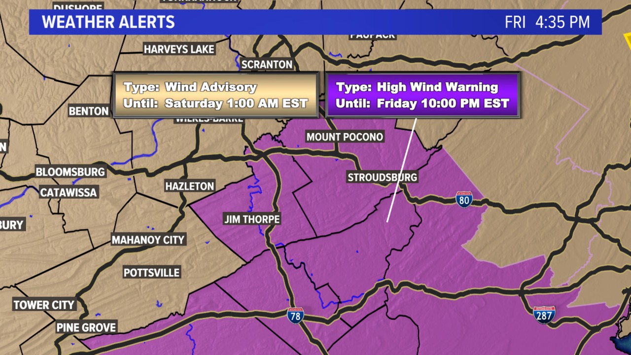 WNEP - High Wind Watch has been issued by the National Weather Service ...