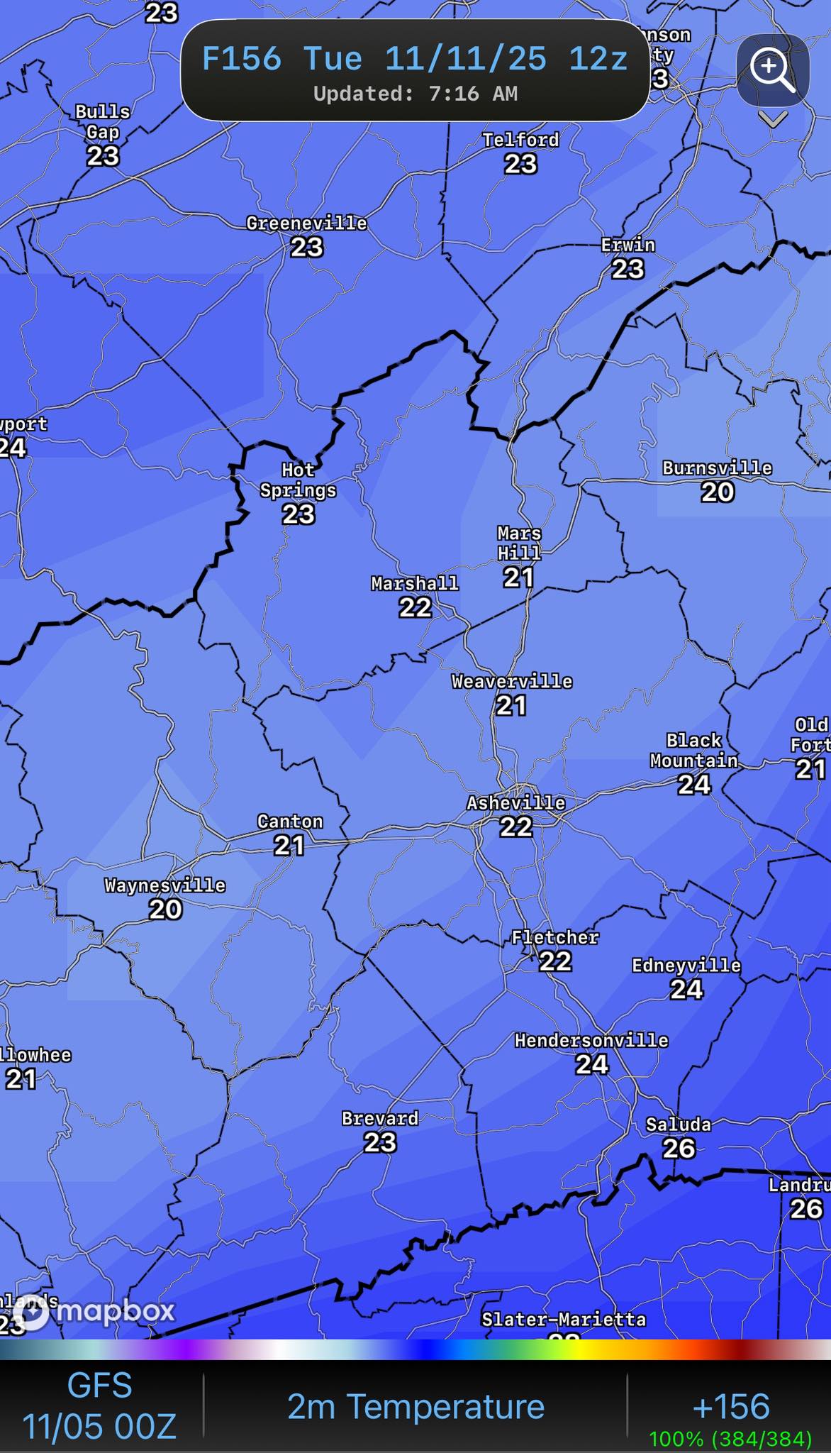 Major cool down on... - Ashevillewx-Meteorologist Hunter Ward | Facebook
