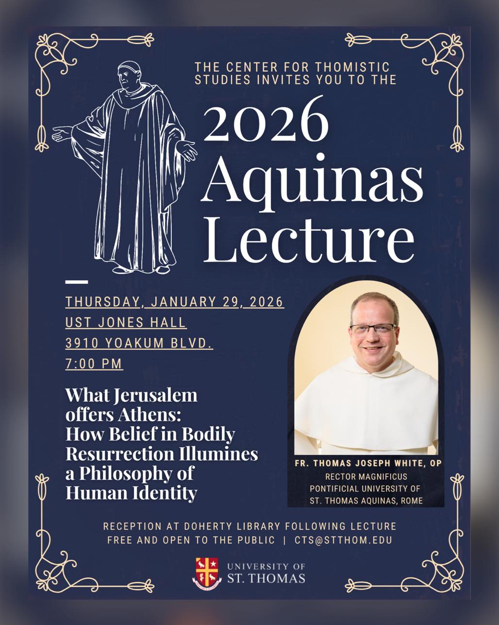 🎓 You’re invited to the 2026 Aquinas... - Miguel Solórzano | Facebook