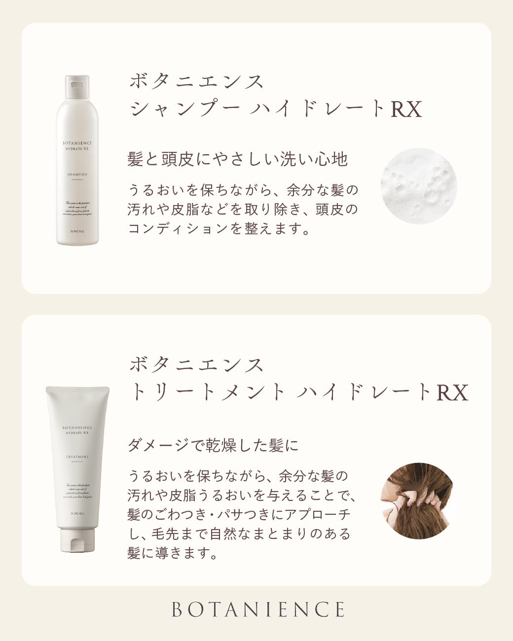 NEW サン目的地 ボタニエンス ハイドレートRXシャンプー