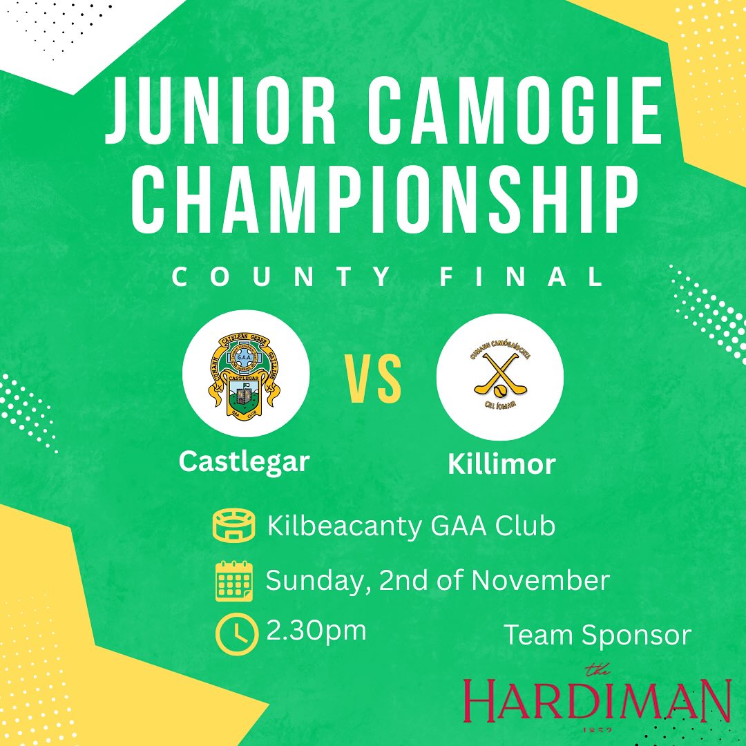 Castlegar - 🌟 County Junior Camogie Final 2025 🌟 🟢⚪️Castlegar vs ...