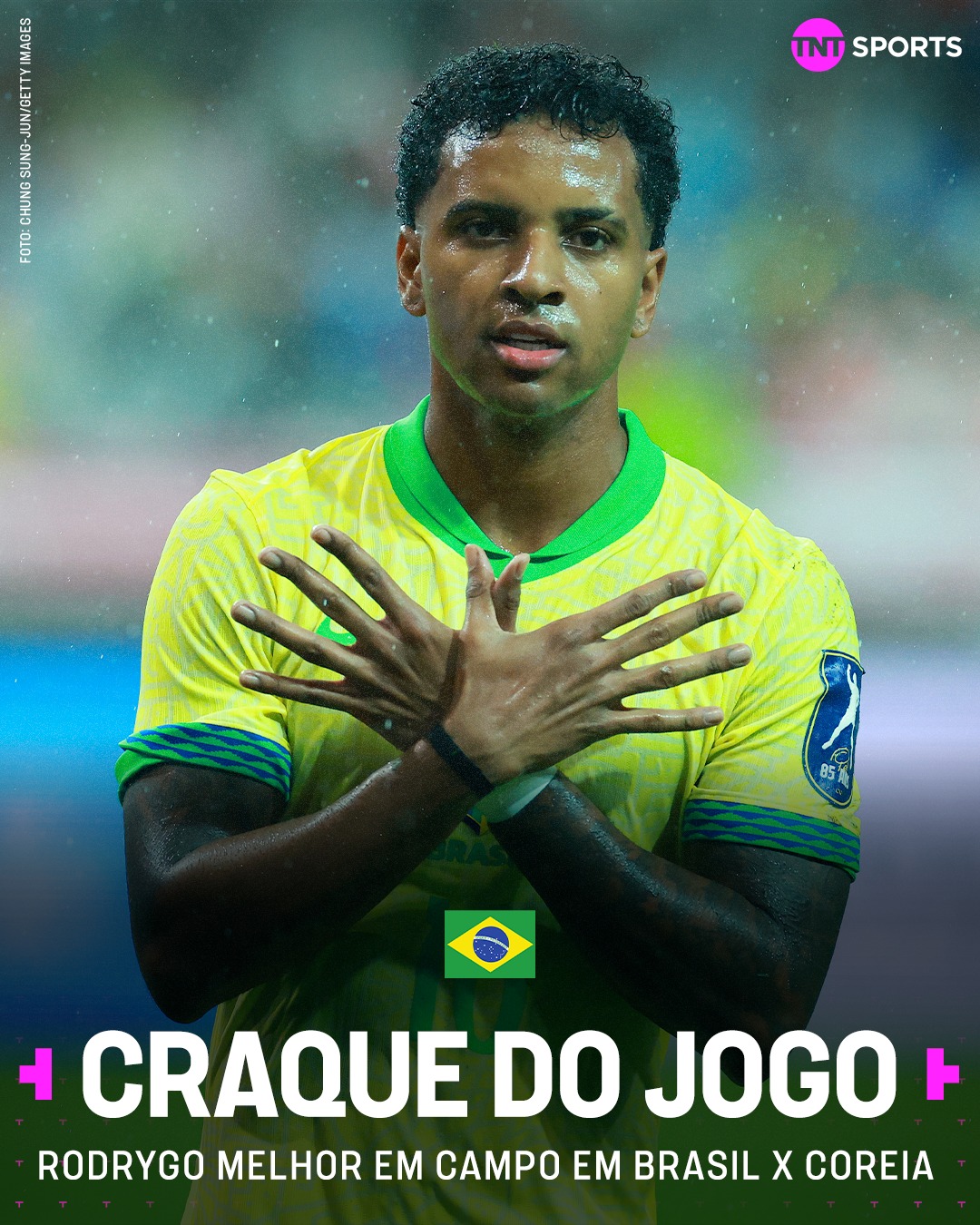 TNT - RODRYGO DEITOU CONTRA A COREIA E FOI ELEITO CRAQUE DO JOGO! 🇧🇷⚽ ...