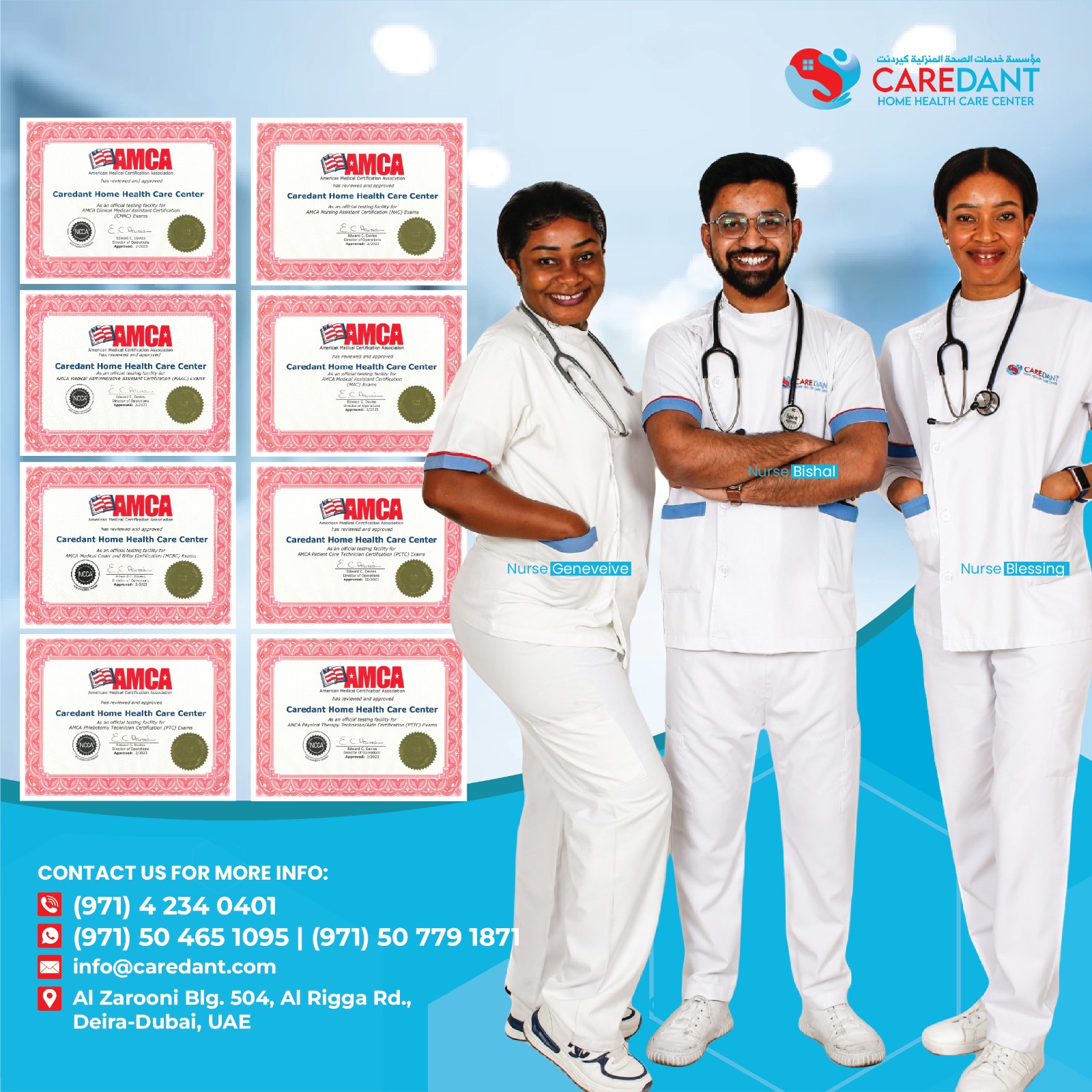 Global - Our CAREDANT HOME HEALTH CARE CENTER is now accredited by ...