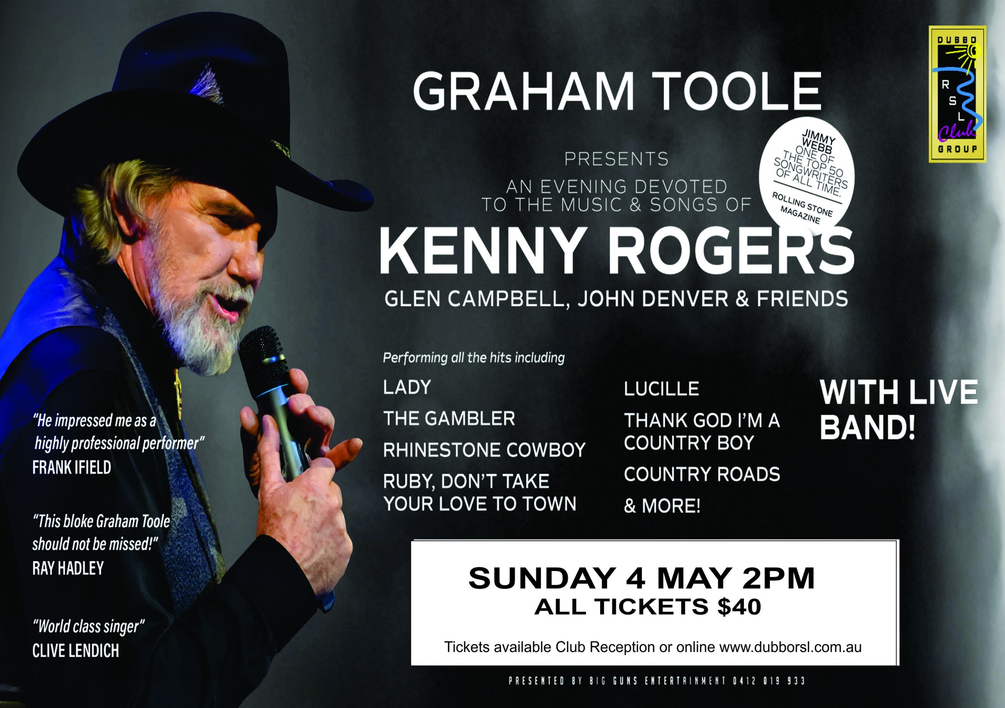 Kenny Rogers Tribute Show