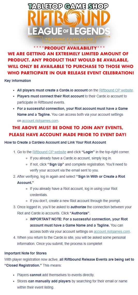 riftbound.carde.io Riftbound Spiritforged Pre-Rift Showdown  San Diego Event Unleashed booster Your Journey Starts Here