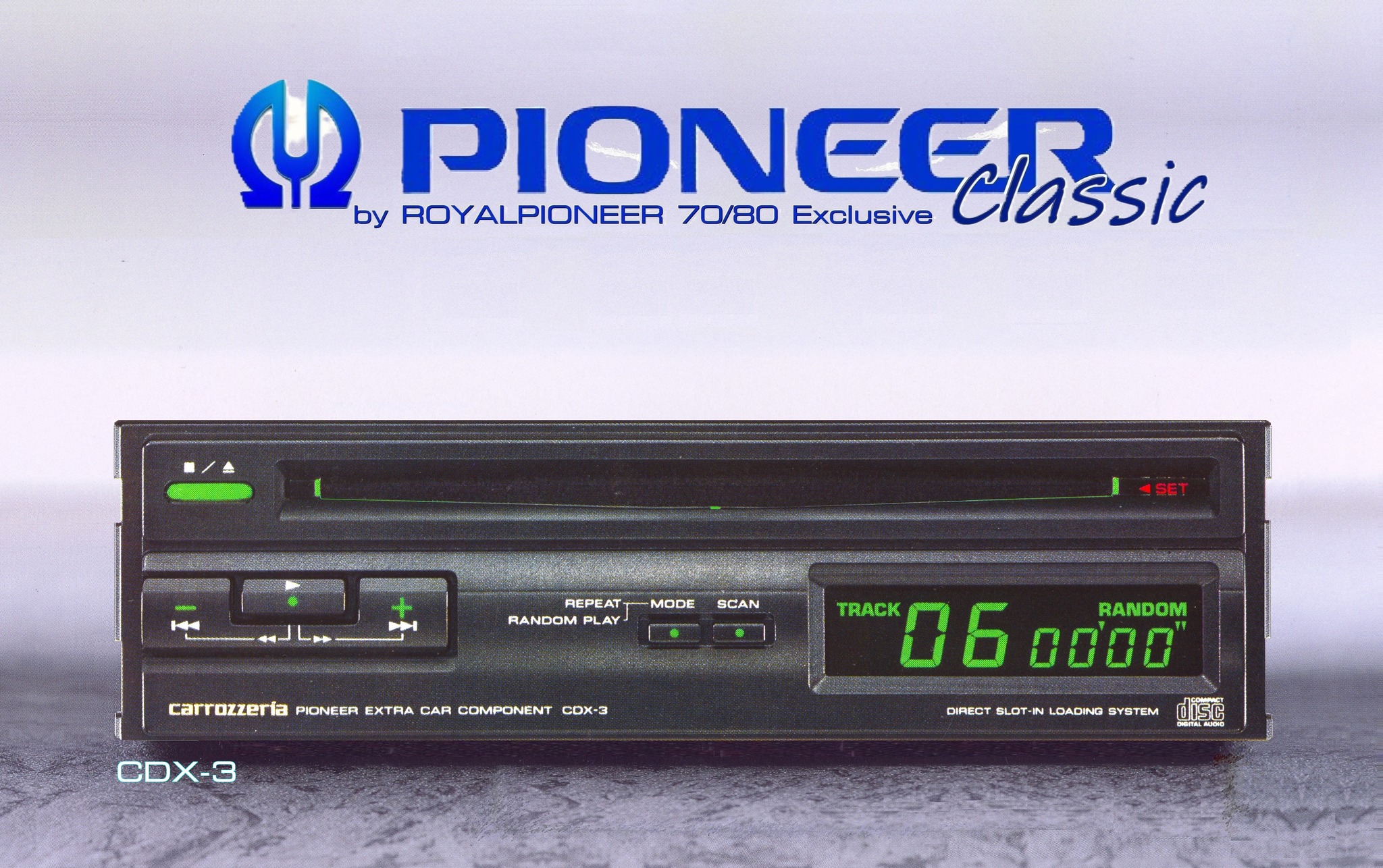 Carrozzeria CDX-3 Car CD Player, 1988 ψ by ROYALPIONEER 70/80