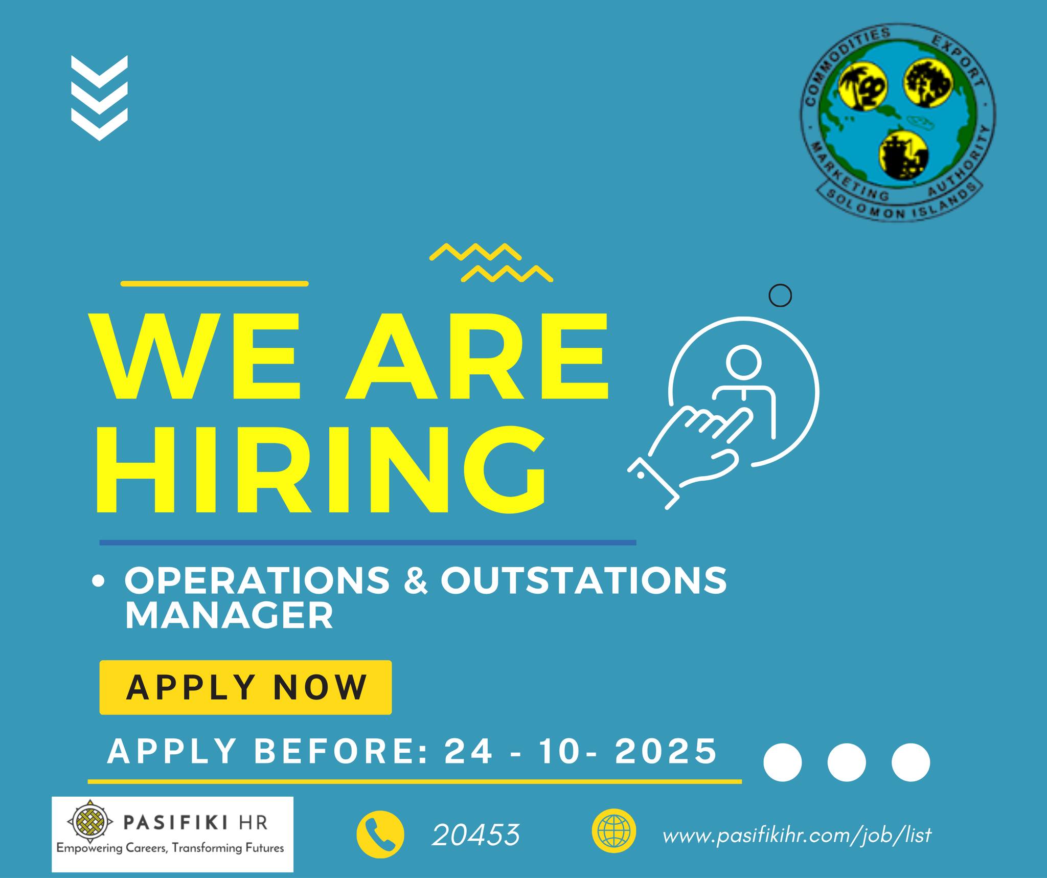 Pasifiki HR - 🚨 Job Opportunity – Operations & Outstations... | Facebook