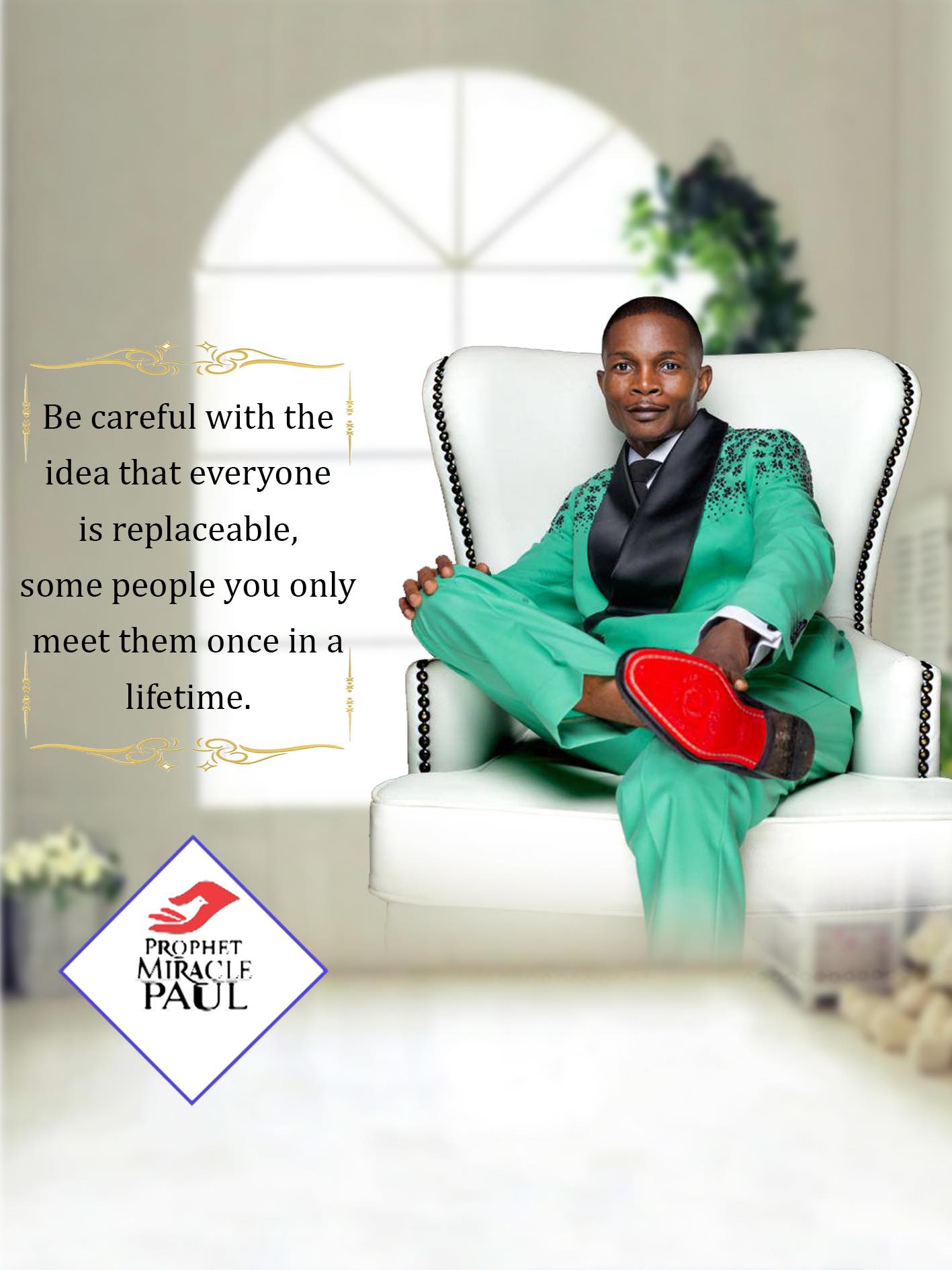 Prophet - I pray that you don’t miss when chances come up your way,Amen ...