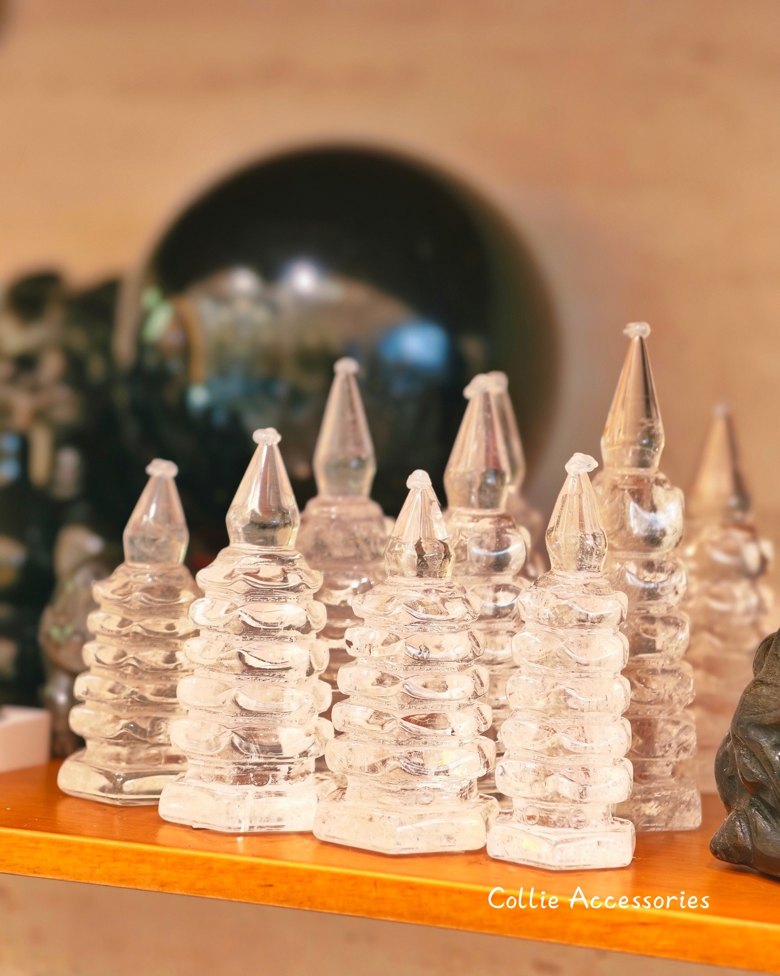 開學啦🎒好多家長同學生都搵文昌塔！ 天然白水晶文昌塔晶體通透，紋理