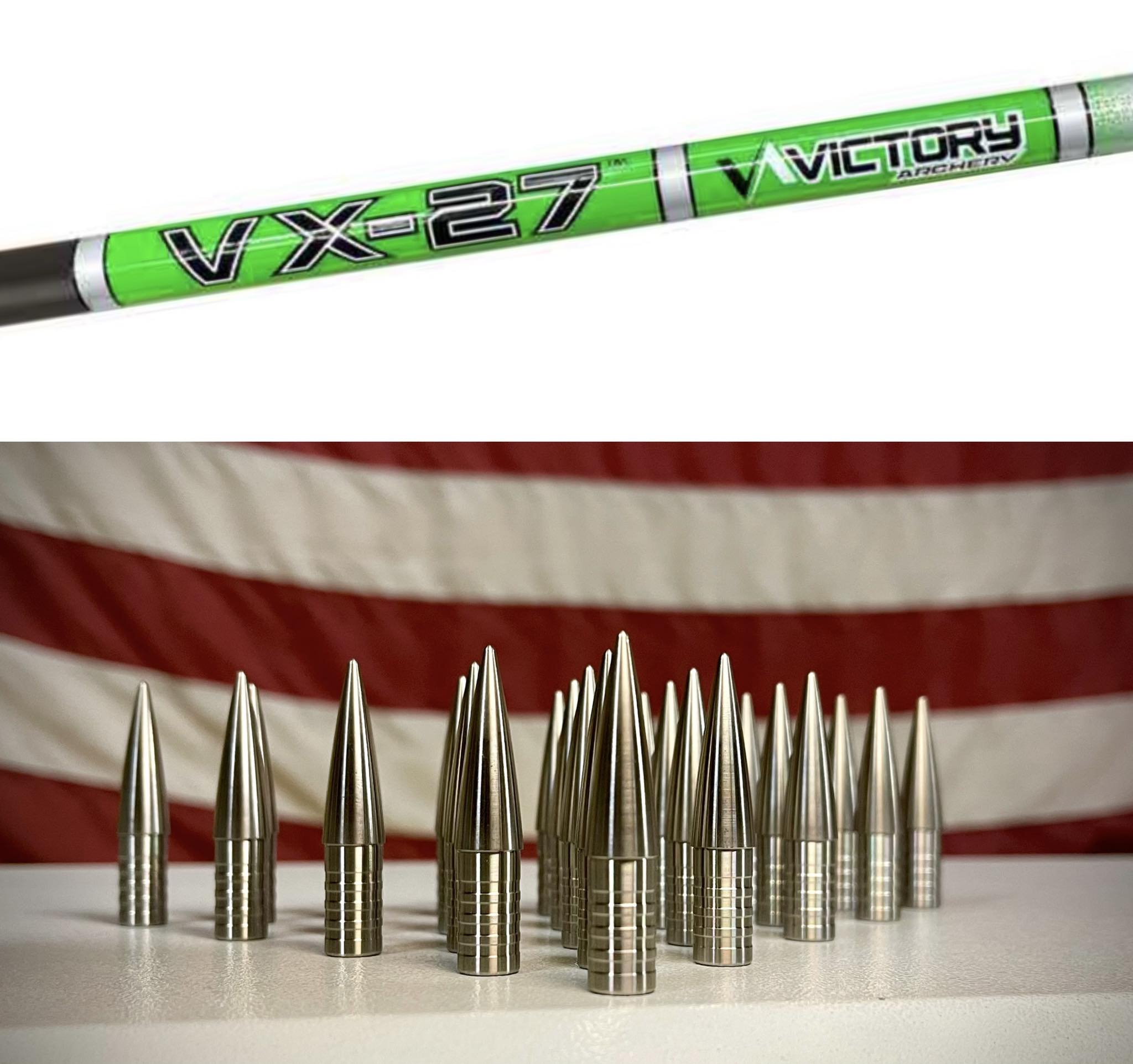 Indoor ballistics for Victory VX-27 arrows