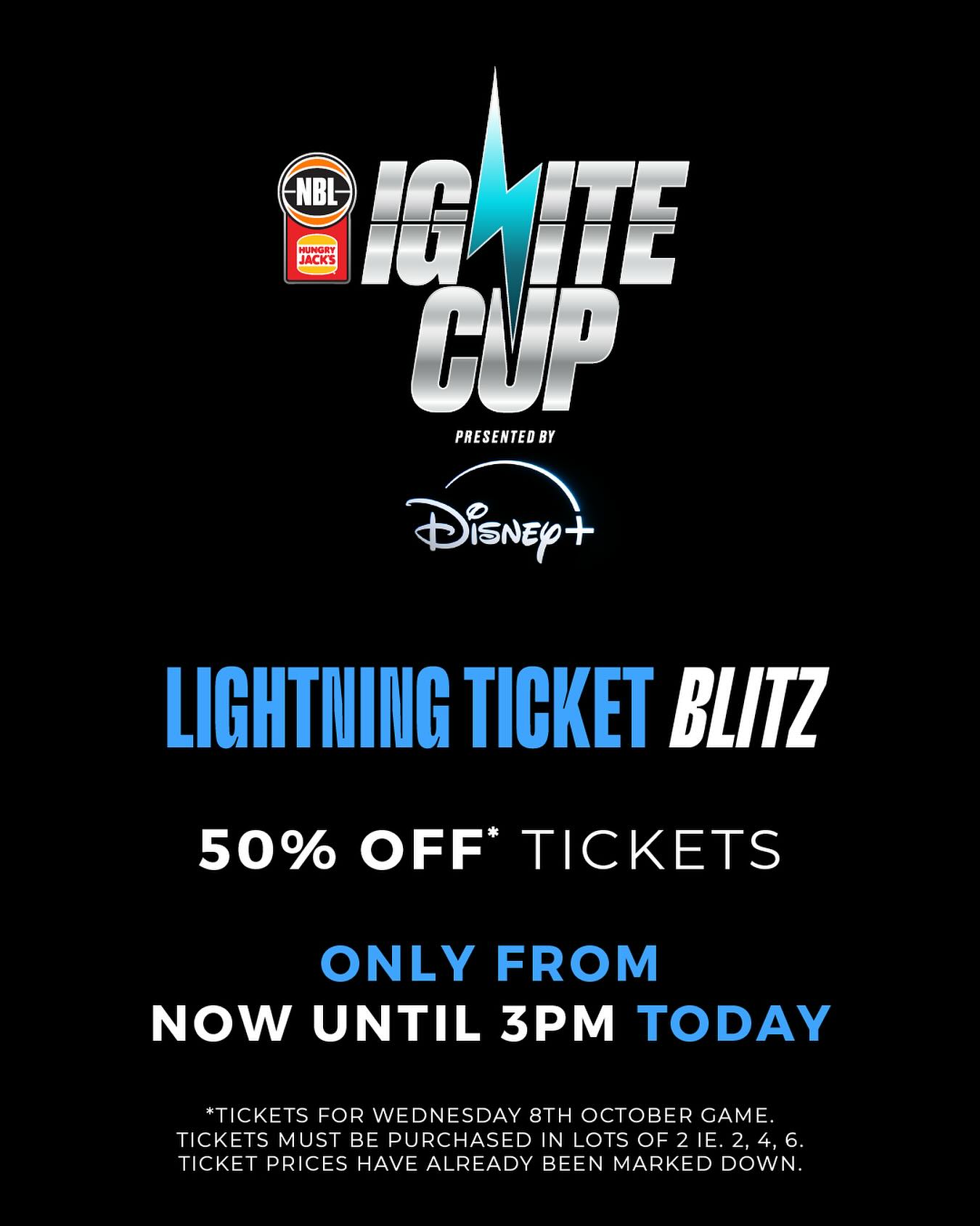 BNZ Breakers - ⚡️ IT’S LIVE!! LIGHTNING TICKET BLITZ⚡️... | Facebook