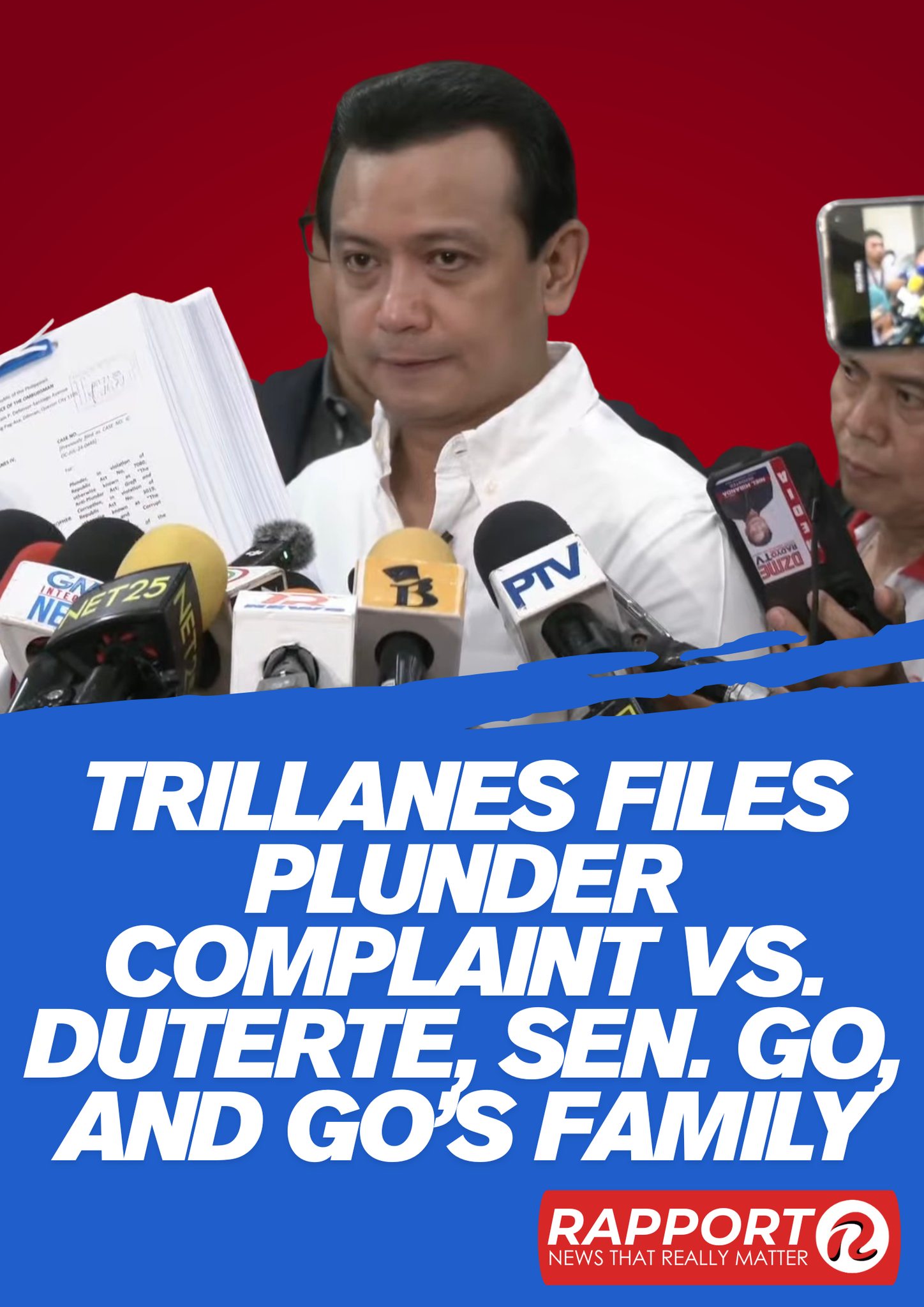 Rapport - Former Senator Antonio Trillanes IV has filed a plunder ...