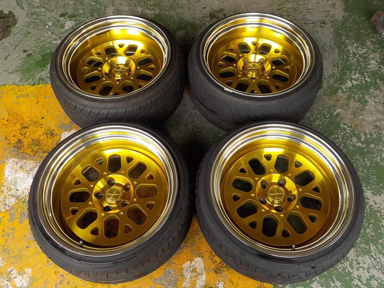 Hello Anyone after WORK SEEKER GX mesh set? f: 9.5Jx18-11 r: 10.0