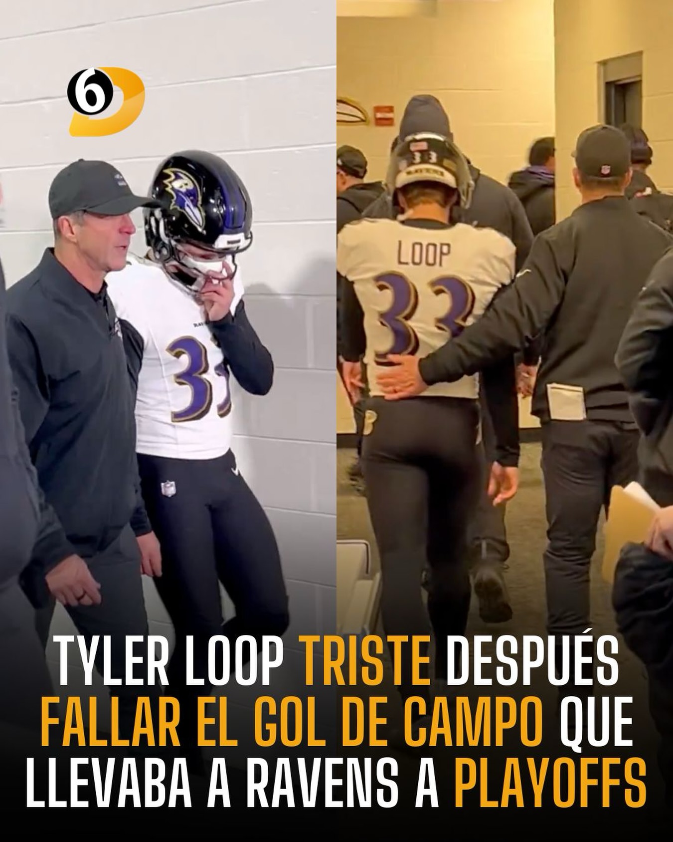 Multimedios - ¡QUE FALLO DE LOOP! Tyler Loop, pateador de los Baltimore ...