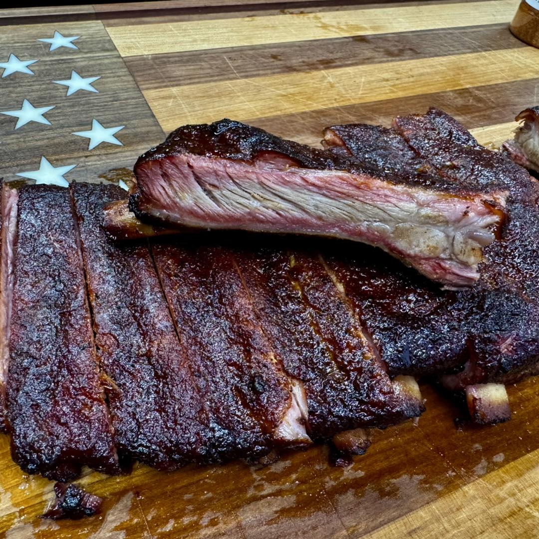 Mr - David’s been back on the Franklin and cooked some killer ribs ...