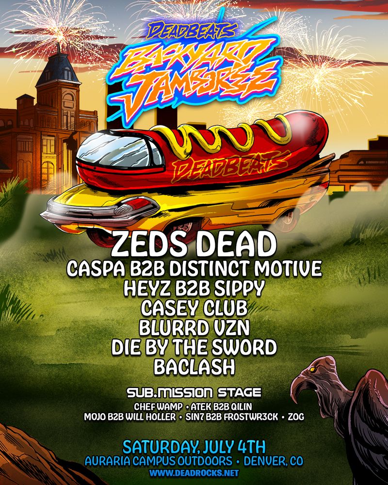 your DeadBeats backyard jamboree lineup is finally here 🔥 snag