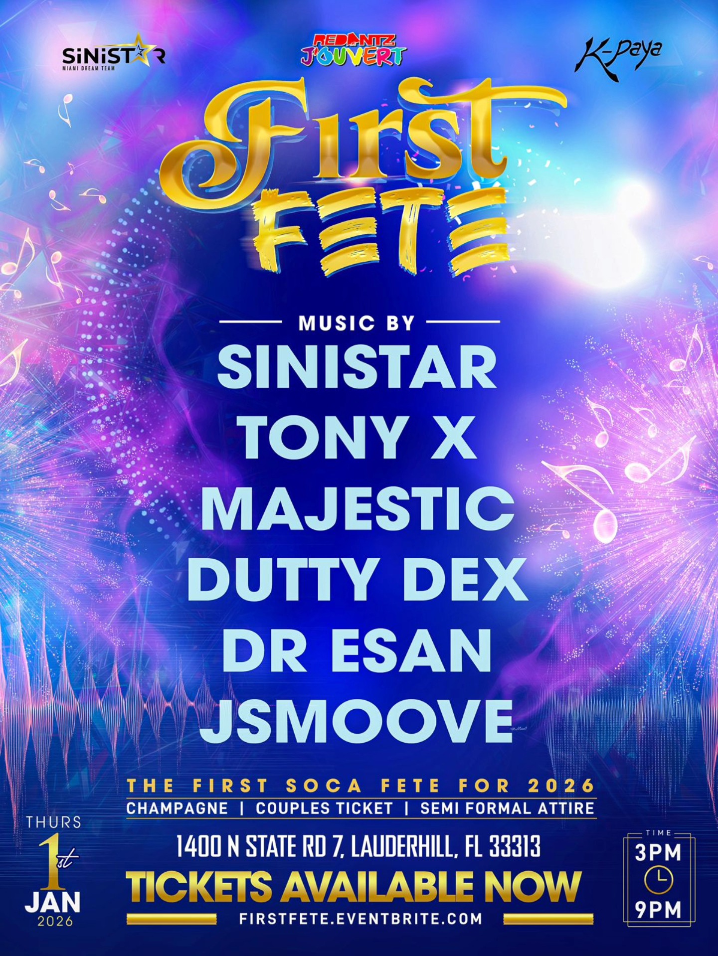 Red - 🎵 GUARANTEED GOOD VIBES 🥳 The First Soca Fete for 2026 🎊 FIRST ...