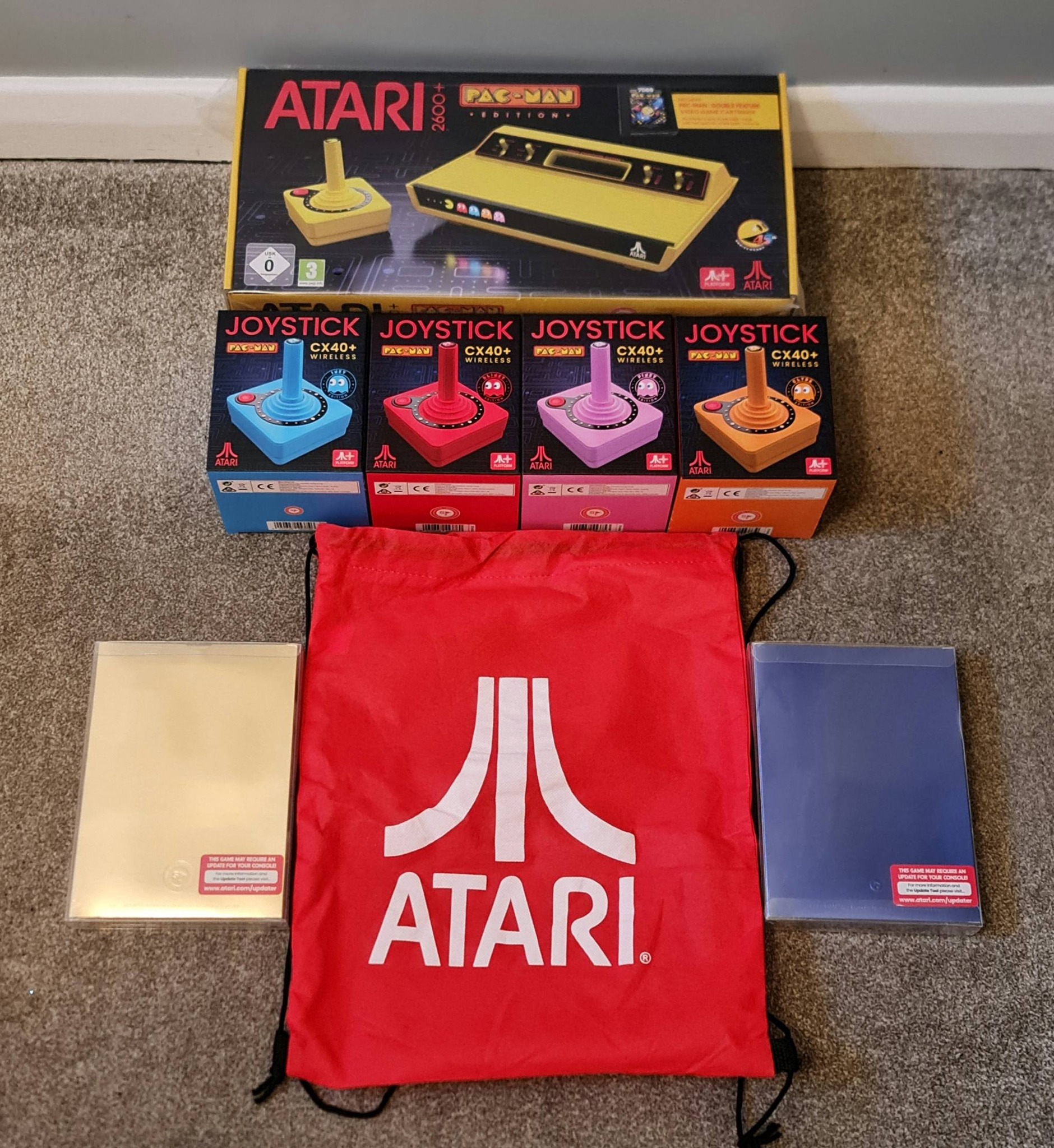My collection of new Atari pac-man items is growing 😎🕹👍