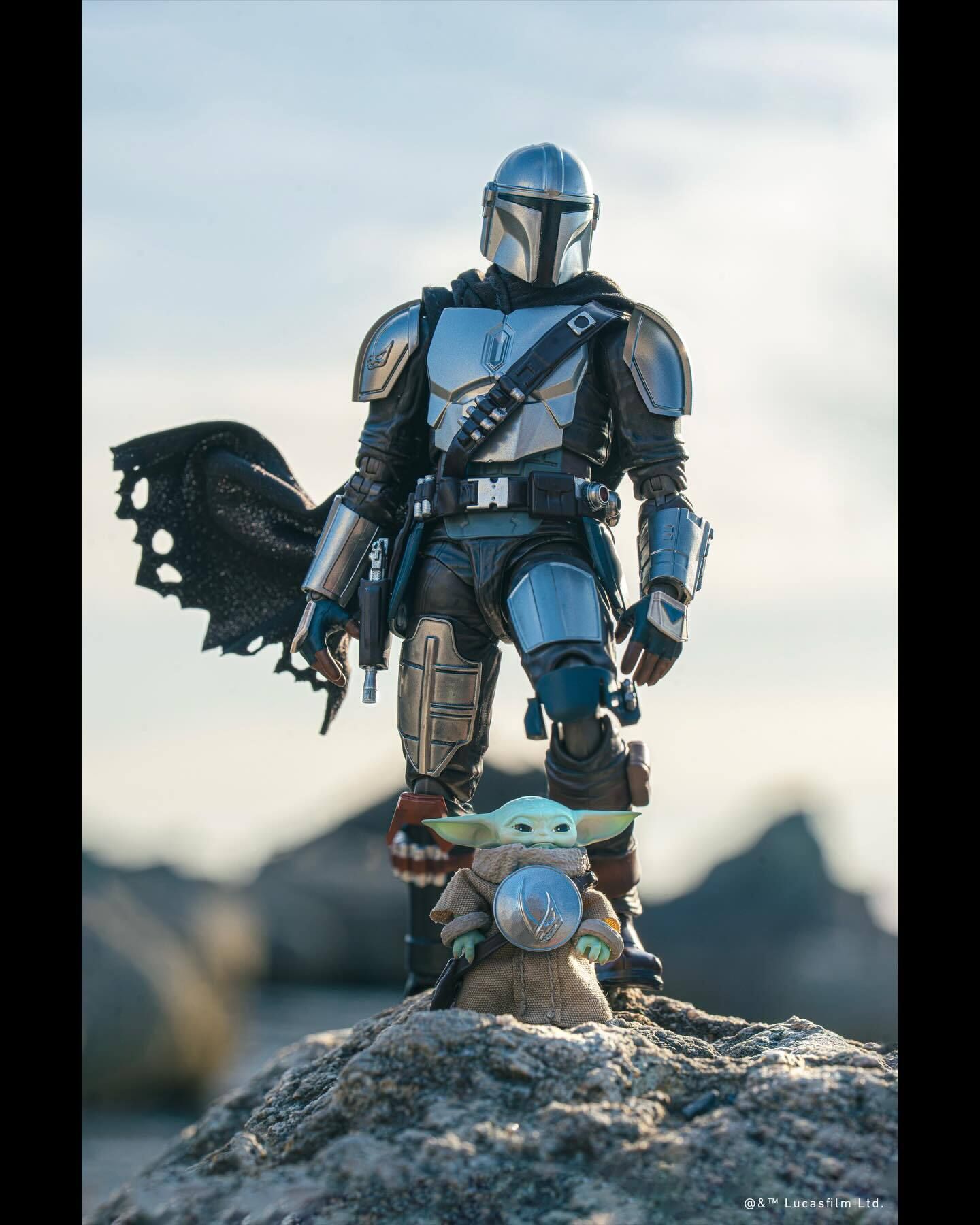 The new S.H.Figuarts #TheMandalorian and #Grogu coming this May 