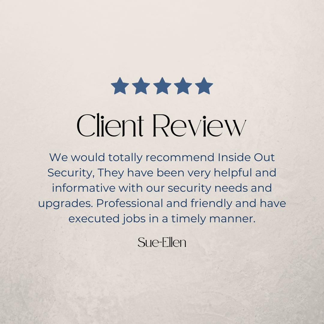 Inside - Trust built on every secure connection. ⭐⭐⭐⭐⭐ When Sue-Ellen ...