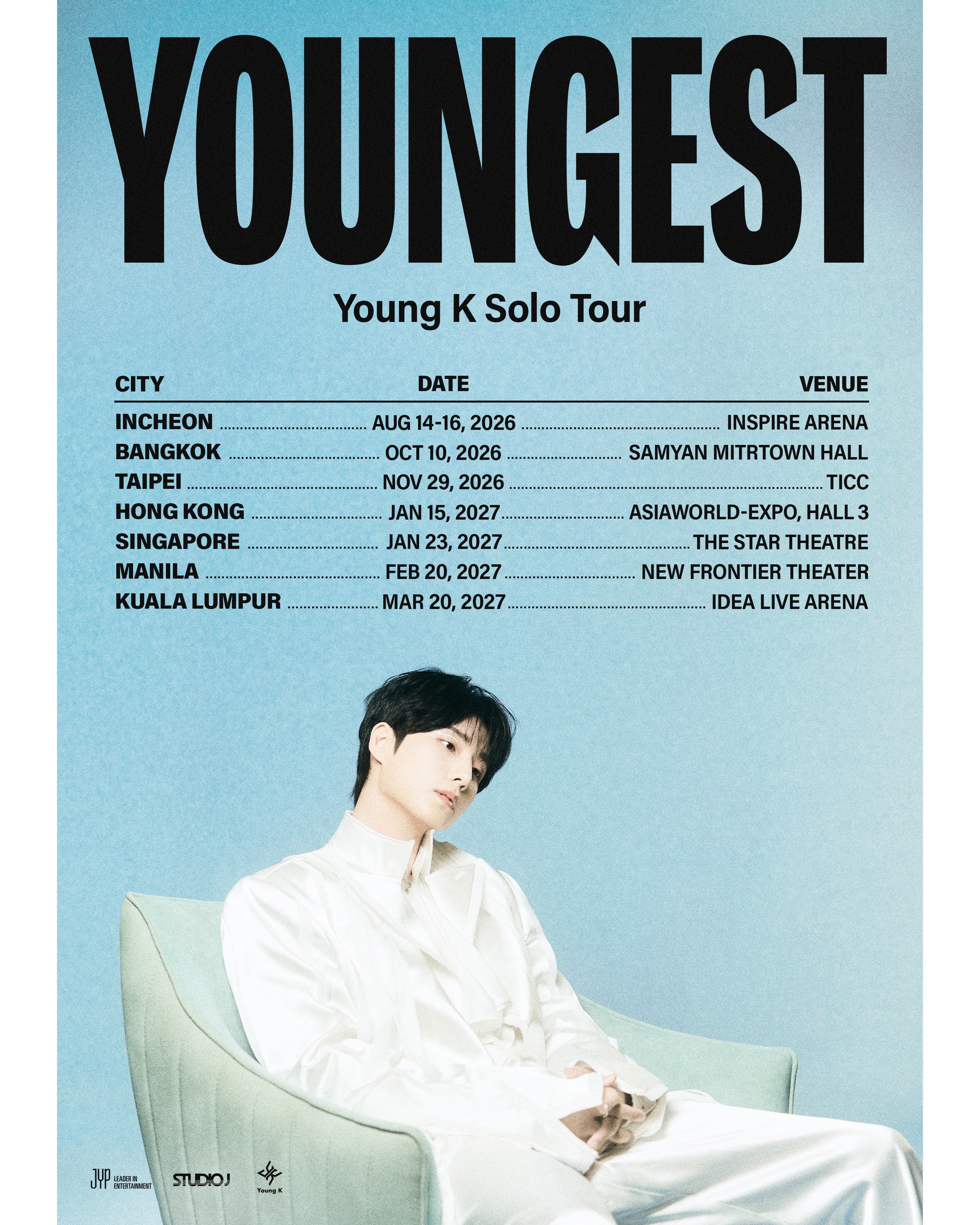 JUST ANNOUNCED. Young K. Young K is bringing his Solo Tour