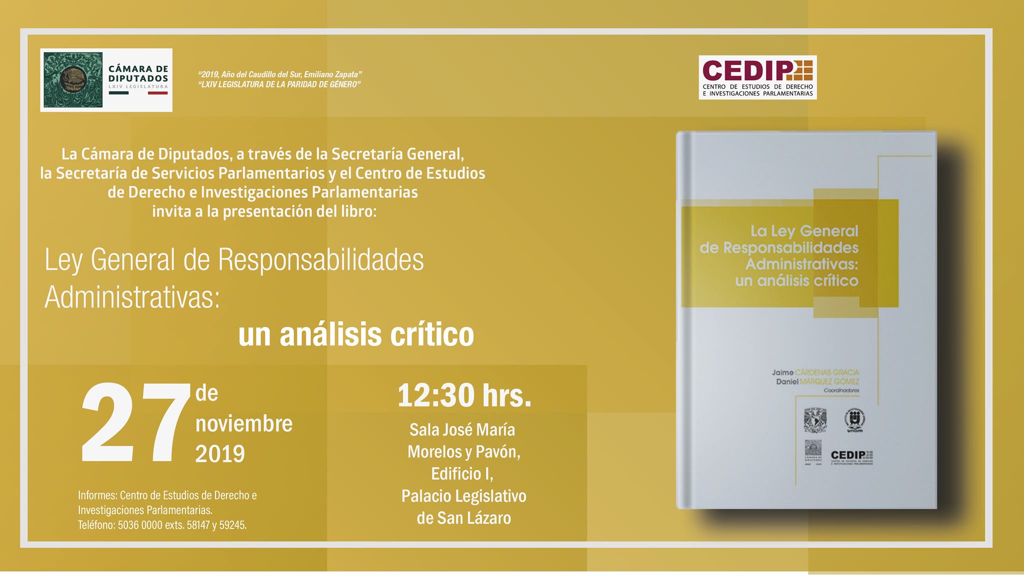 CEDIP - Te esperamos este 27 de noviembre a la... | Facebook