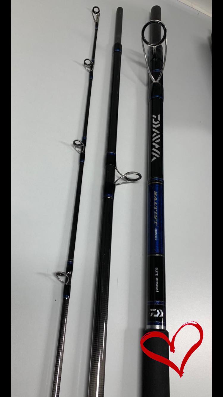 daiwa saltist 14ft rod Spinning Rods and lifting power to dominate stubborn saltwater fish Spinning Reels Daiwa Saltist Elite