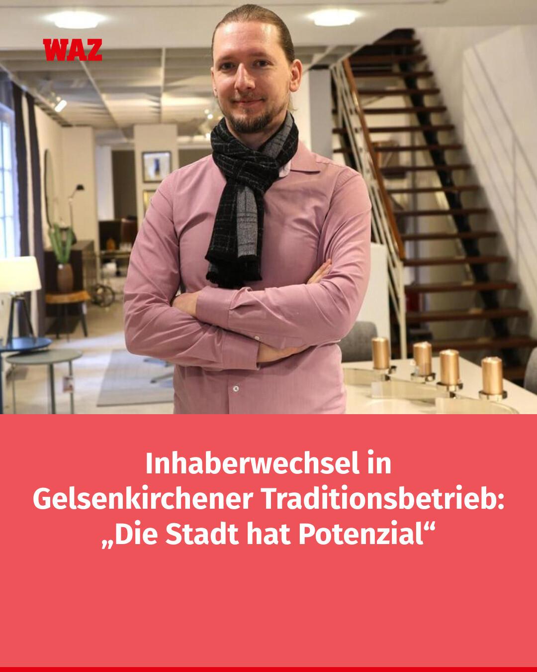 Anfang des Jahres übergab Michael Mette sein Möbelhaus in Schalke. Warum ein 36-Jähriger in Gelsenkirchen den Schritt in die Selbstständigkeit wagt. 👉 https://www.waz.de/lokales/gelsenkirchen/article