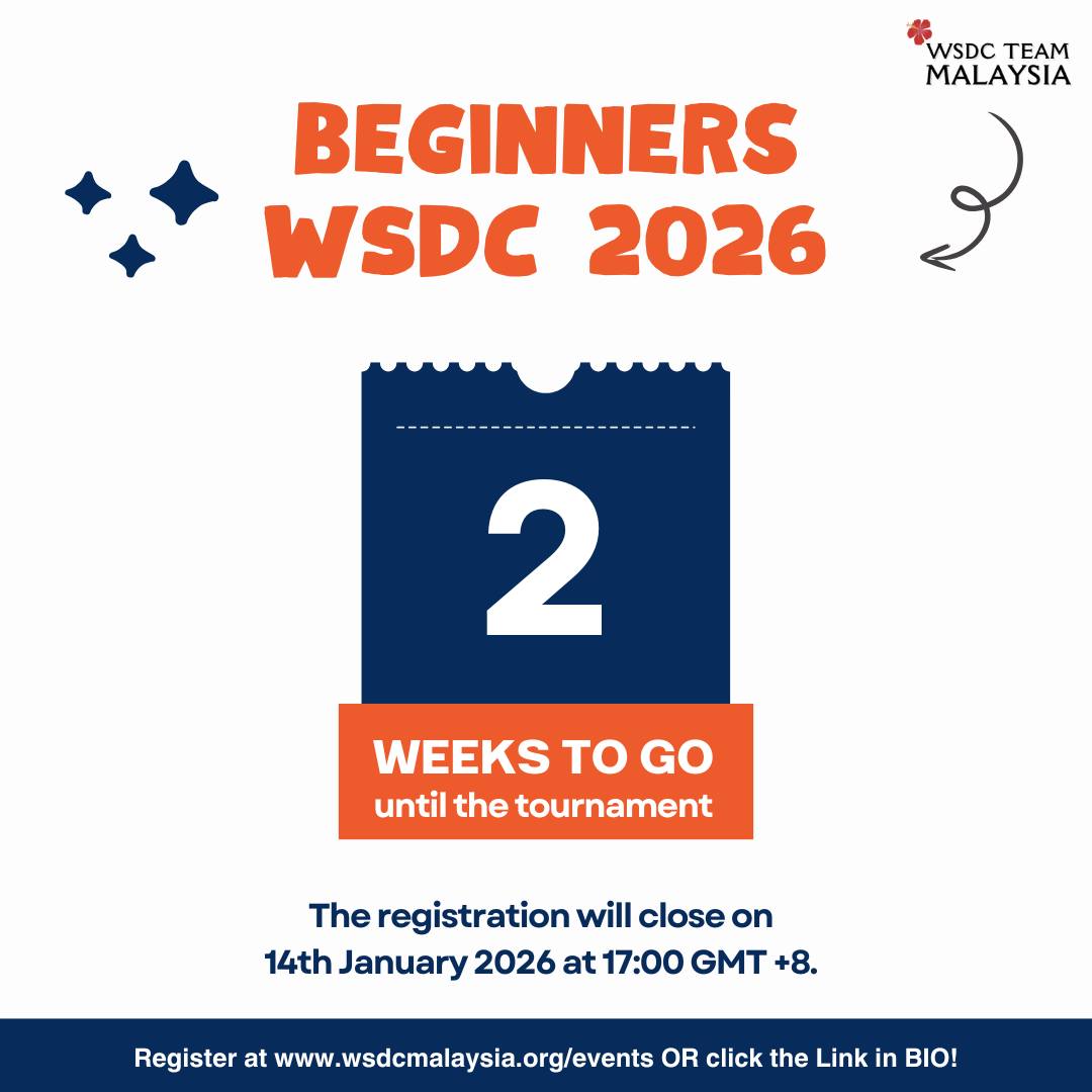 WSDC - WSDC Team Malaysia proudly announces the inaugural Beginners ...