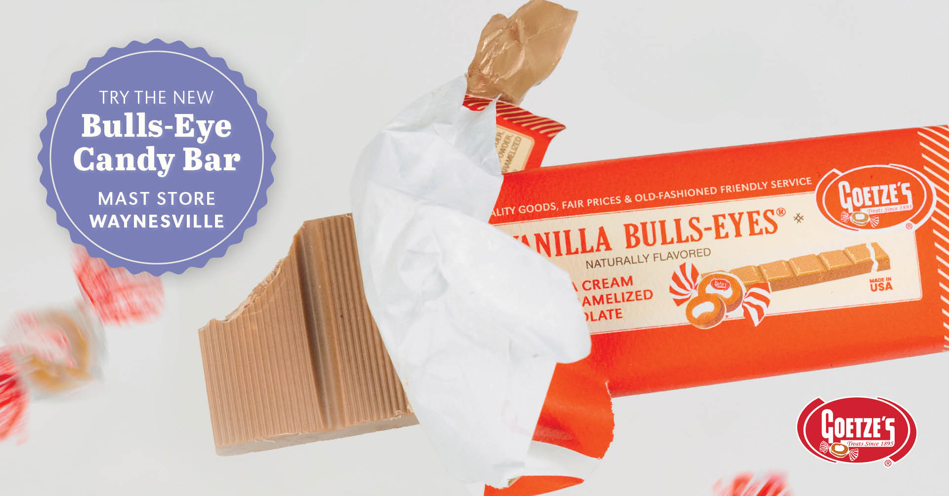 Candy Bar Sampling: Try the NEW Vanilla Bulls-Eyes Candy Bar
