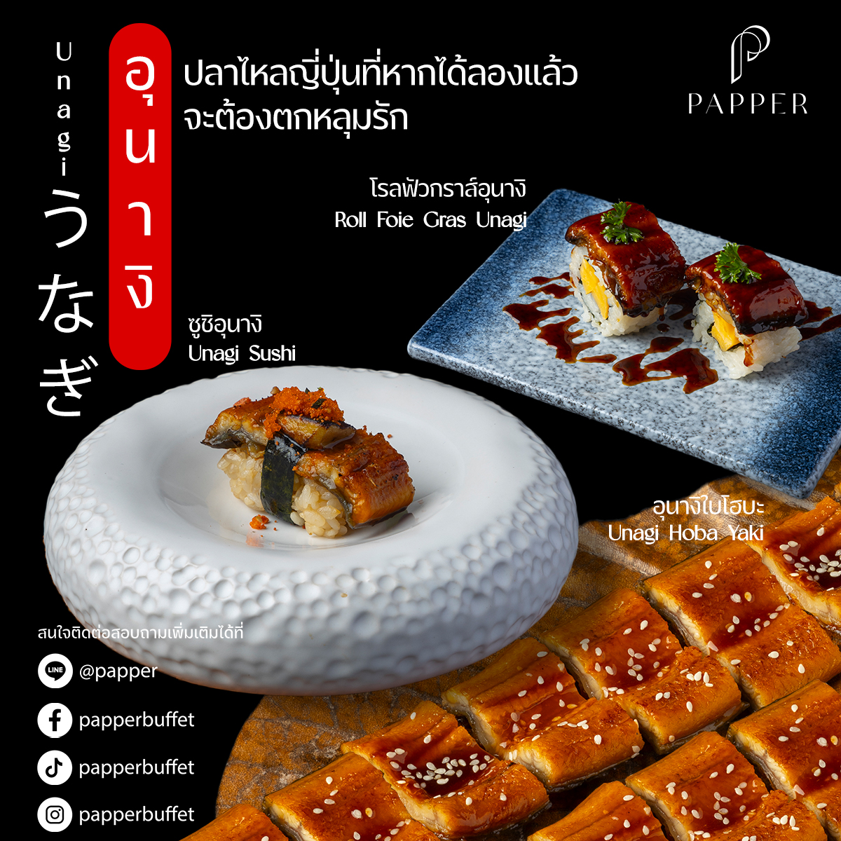 อุนางิ สุดยอดปลาไหลญี่ปุ่น... - Papper Inter Buffet