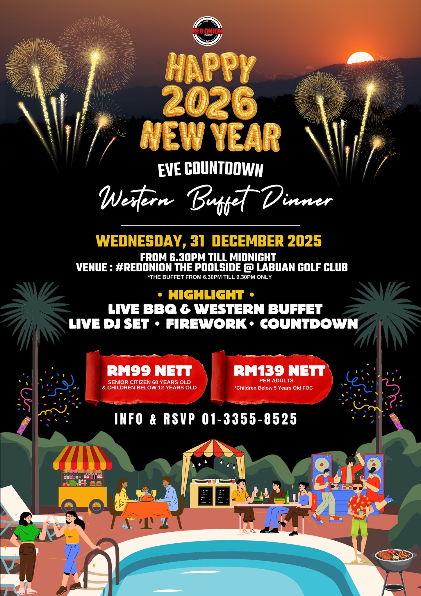 Red Onion House - 🎆 COUNTDOWN TO 2026 IN STYLE! 🎆... | Facebook
