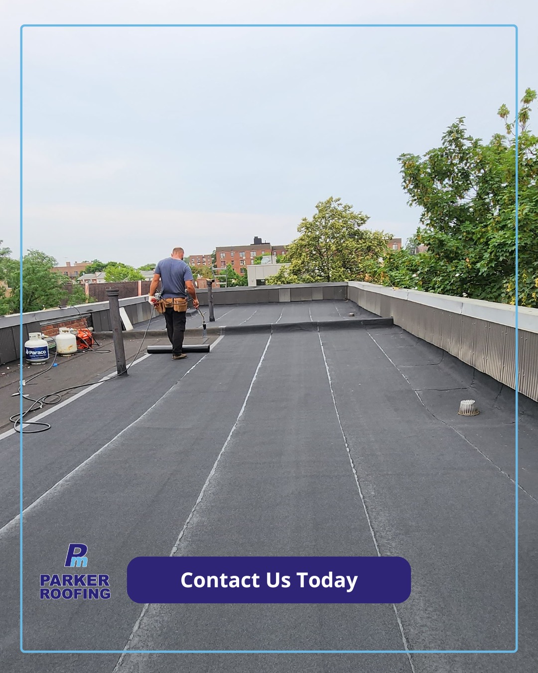 Parker - Did you know we work on flat roofs as well as pitched? Flat ...