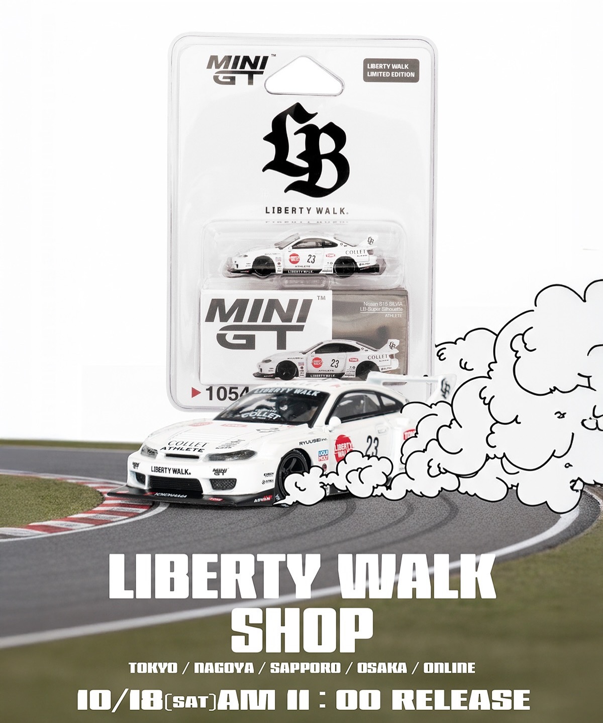 LIBERTY WALK×XLARGE MINI GT(加藤渉さんのサイン) LIBERTY WALK
