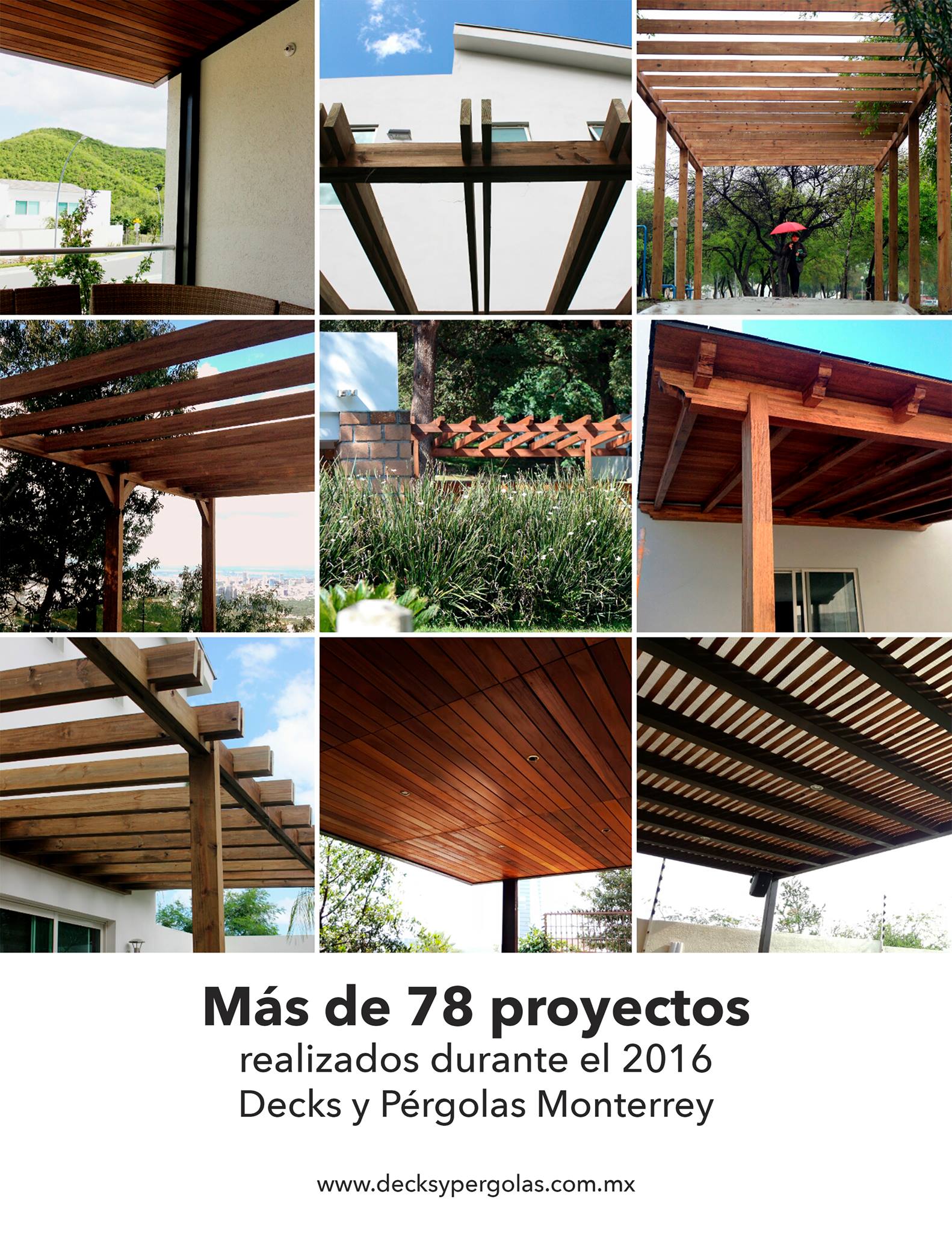 Más de 78 proyectos... - Decks y Pérgolas Monterrey