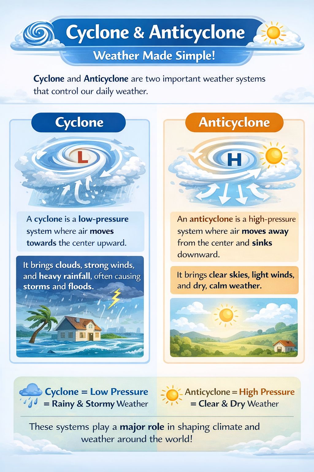 School - #RandomPickup 🌪️ Cyclone & Anticyclone Cyclone and Anticyclone ...