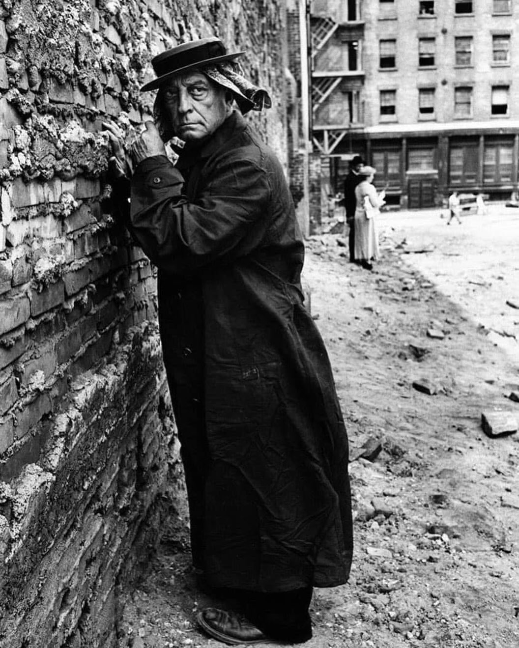 Buster Keaton, photographed by Steve Shapiro, 1960s