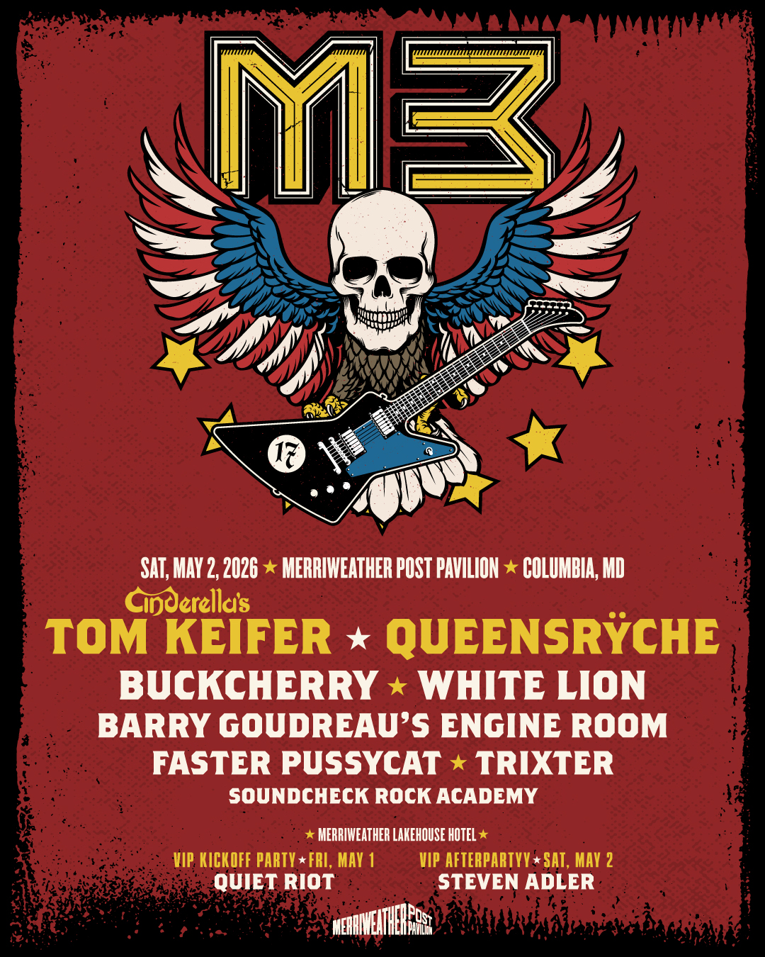 📢 NEW DATE ANNOUNCEMENT!! Saturday May 2nd, 2026 - M3 Rock