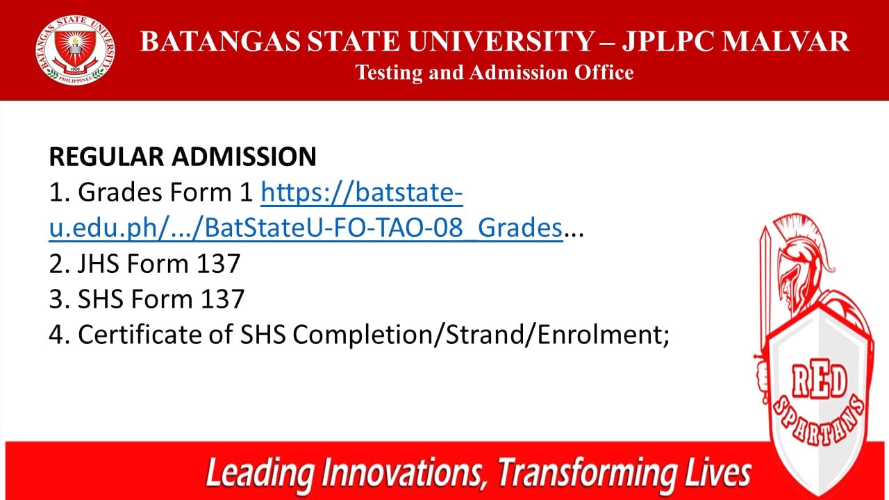 ANNOUNCEMENT! The BatStateU College Application 2022 is now OPEN. For ...