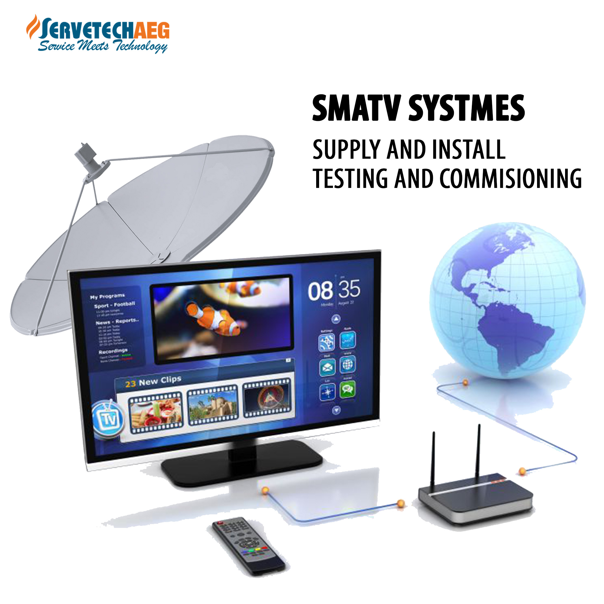 Servetech Automation Engineering Group - #SMATV Supply, install ...