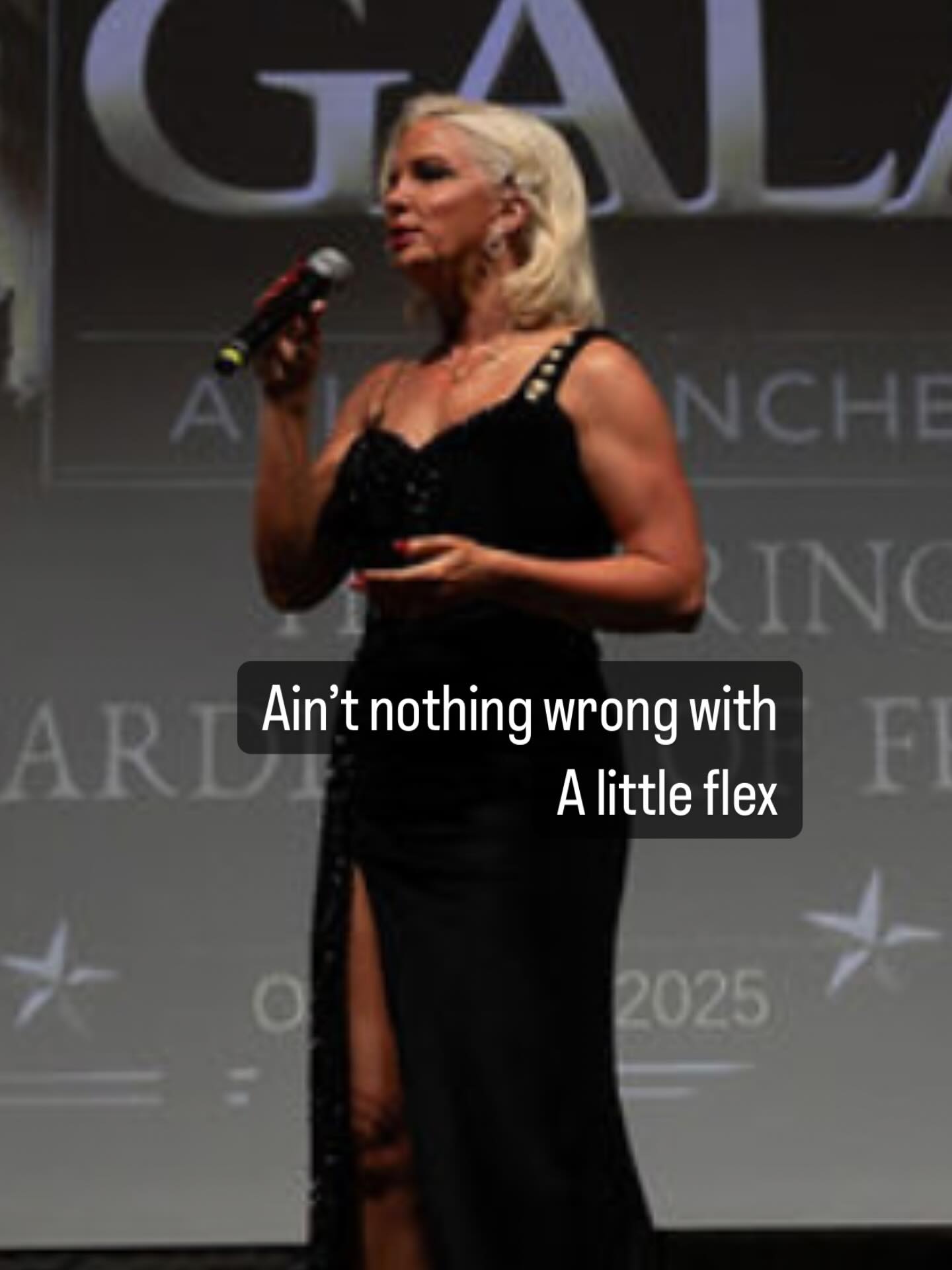 Kate - You can be a strong woman. You can show off your guns. Being fit ...