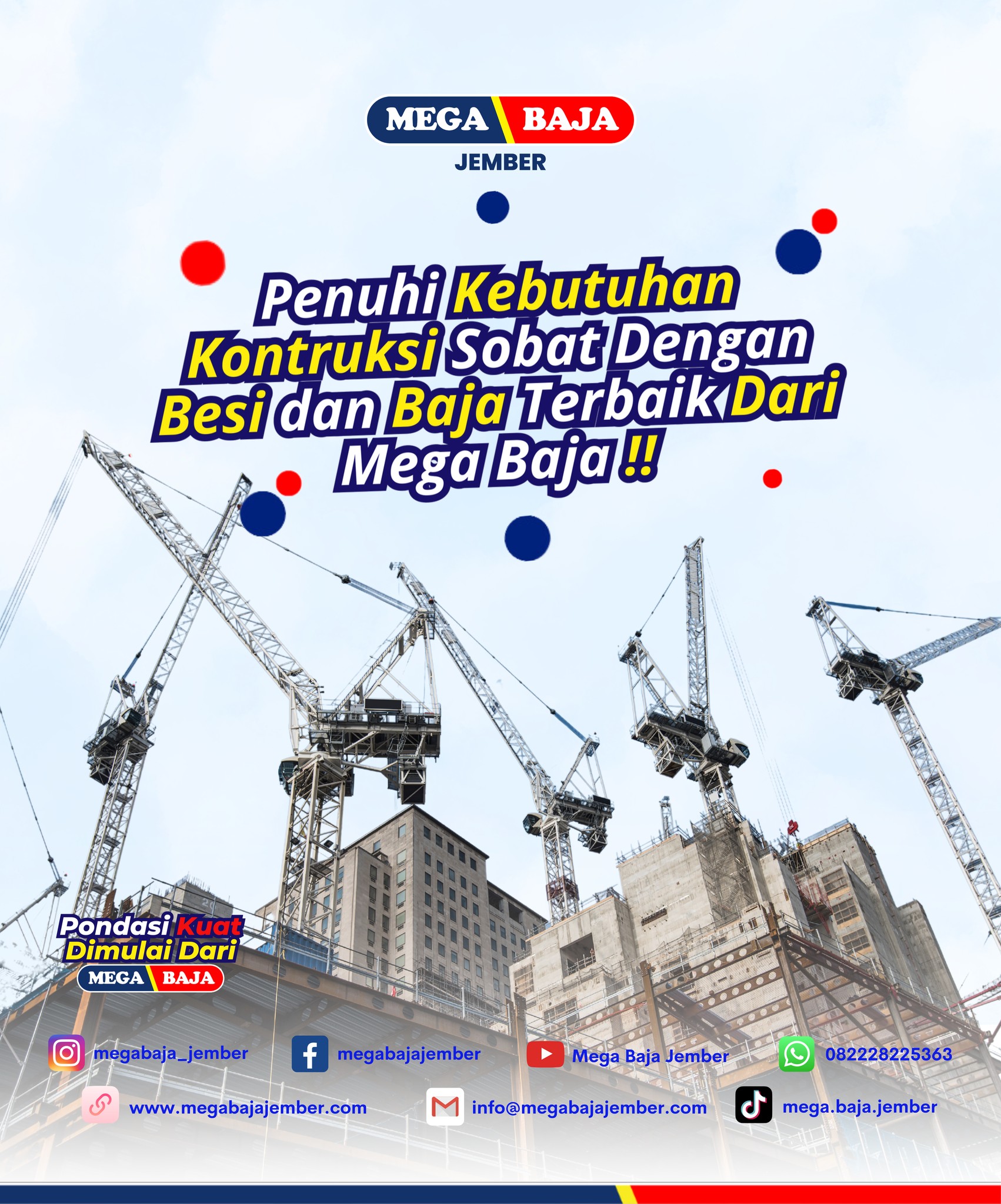 Penuhi Kebutuhan Kontruksi Sobat dengan... - Mega Baja Jember | Facebook
